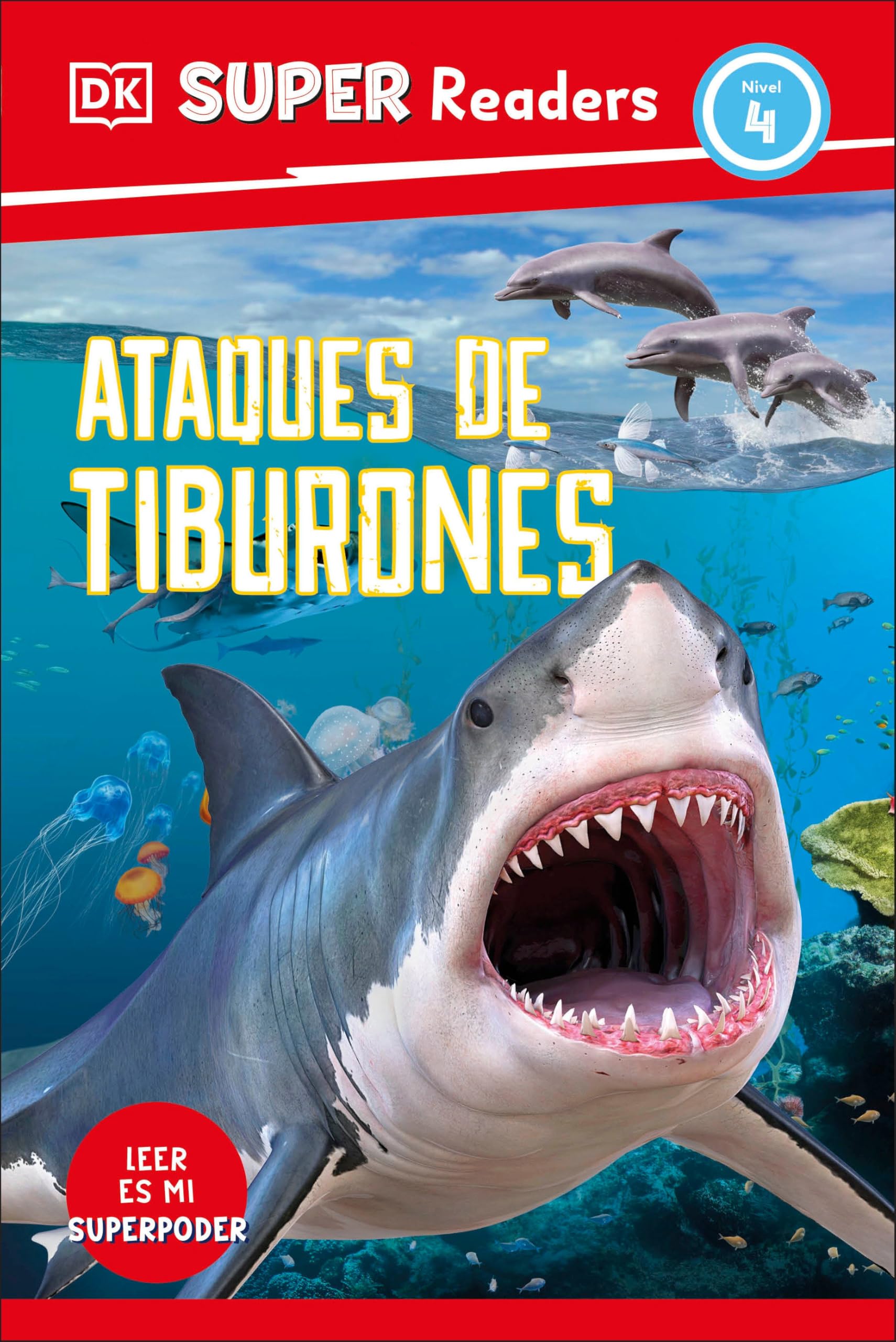 DK Super Readers Level 4 Ataques de Tiburones (Shark Attack)