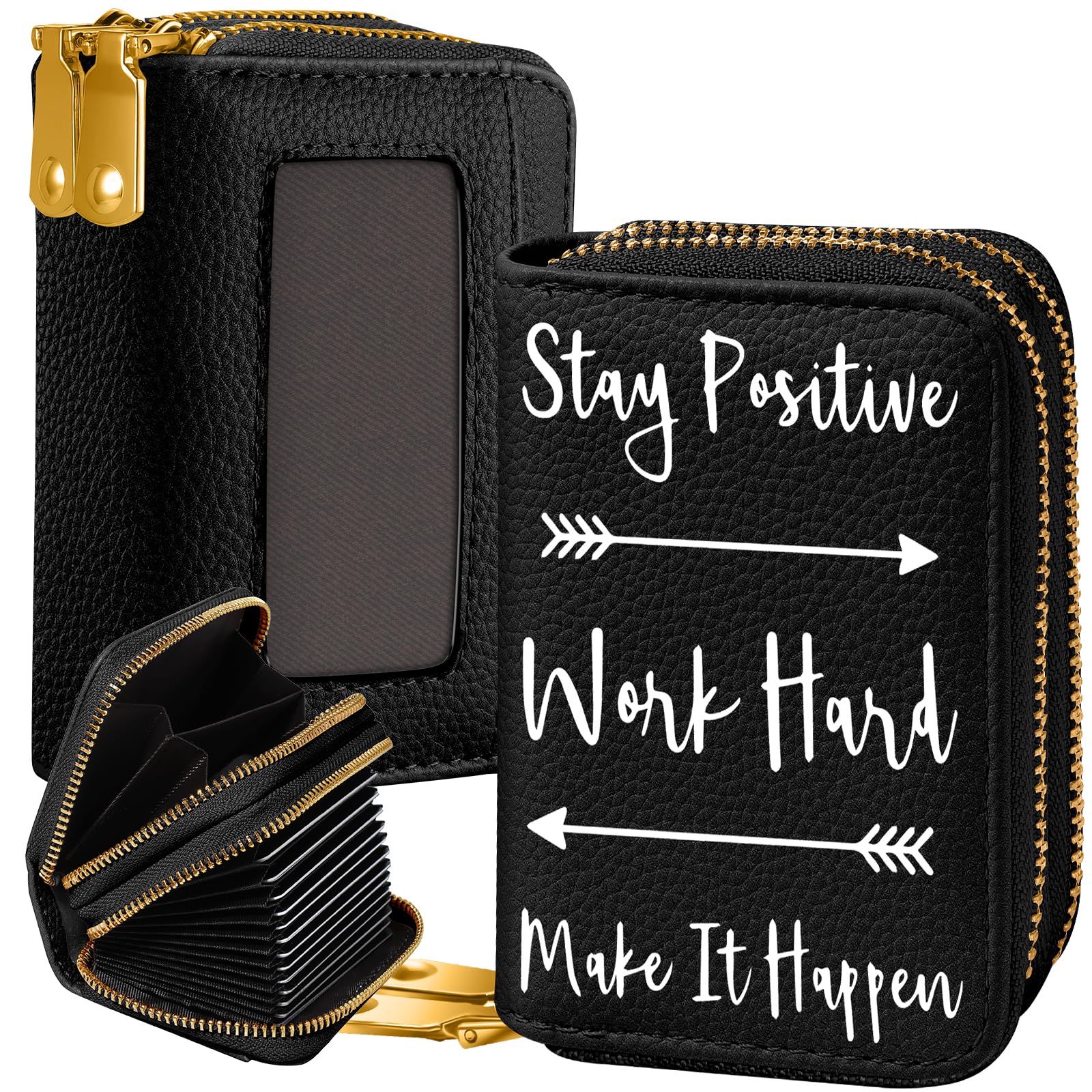 Miss Adola Credit Card Holder for Women - RFID Women Wallet Leather Card Wallet for Ladies Girls Female Aesthetic Cute Wallet with Card Slots Coin