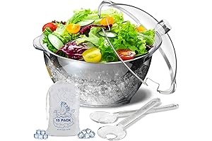 Stylish Salad Serving Bowl with Lid for Entertaining Guests