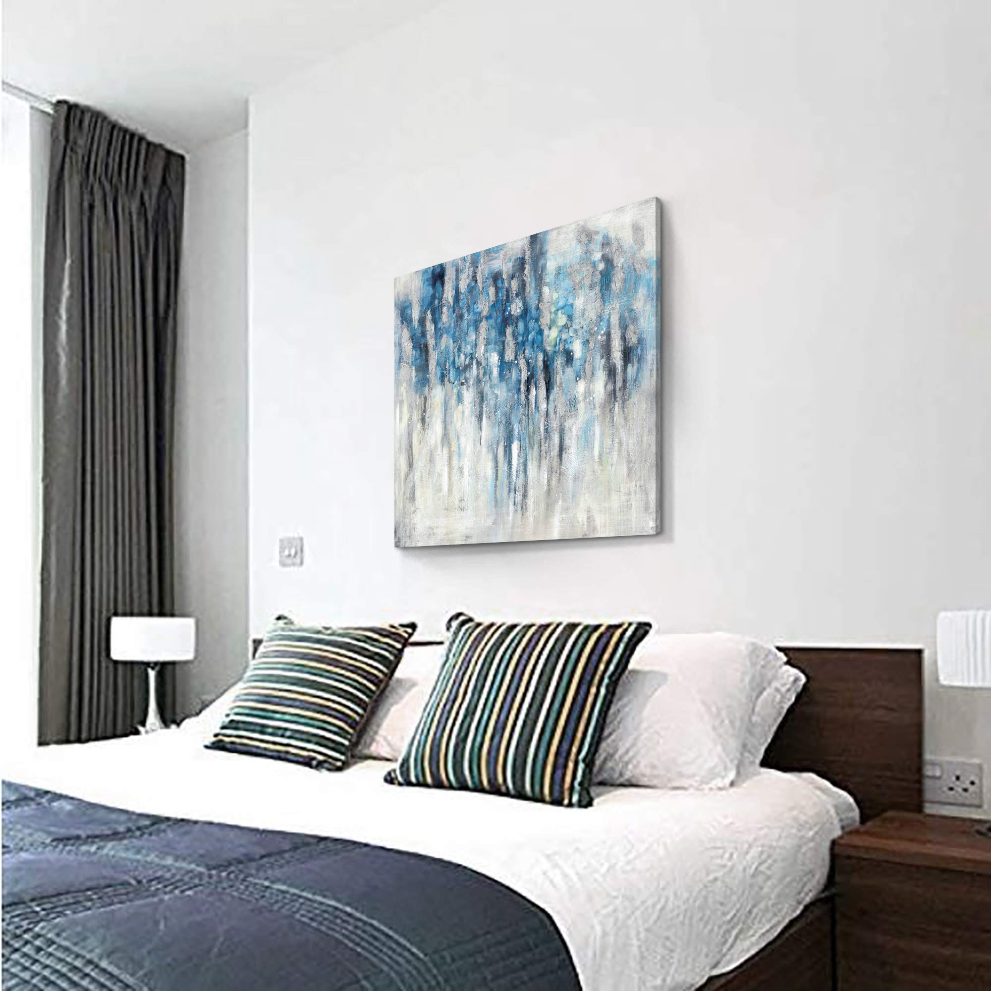 UTOP-art Abstract Wall Art Canvas Picture: Hand Painted Heavy