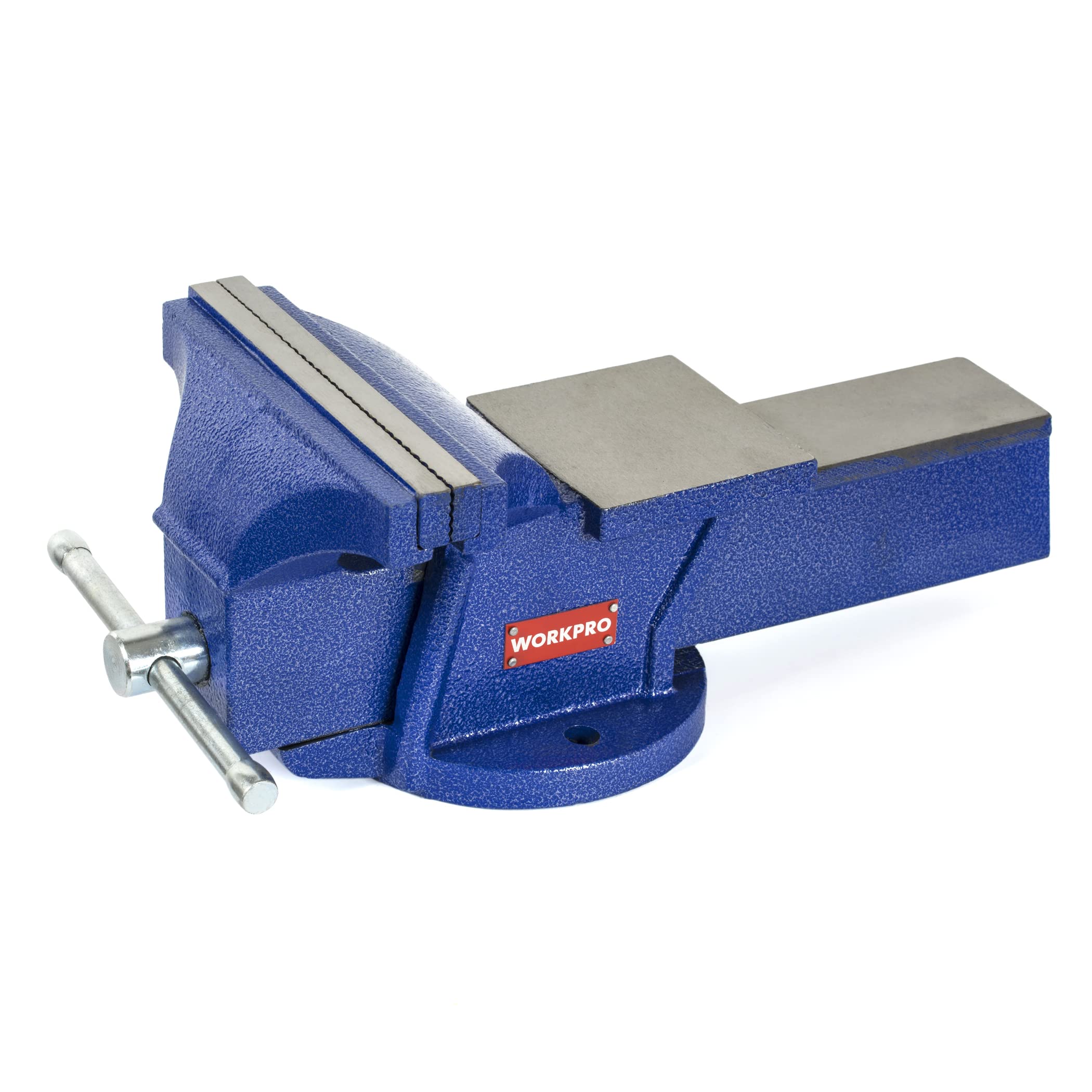 Étau d'établi 15cm (ouverture 125mm) avec mors bleus trempés