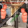 Freestanding Punching Dummy Wall Mounted Punching Bag Bob Dummy Boxing Torso Upper Cut Hook Pad For Martial Arts MMA & Kickboxing Training Heavy Duty Thai Boxing Gym Club & Home Use