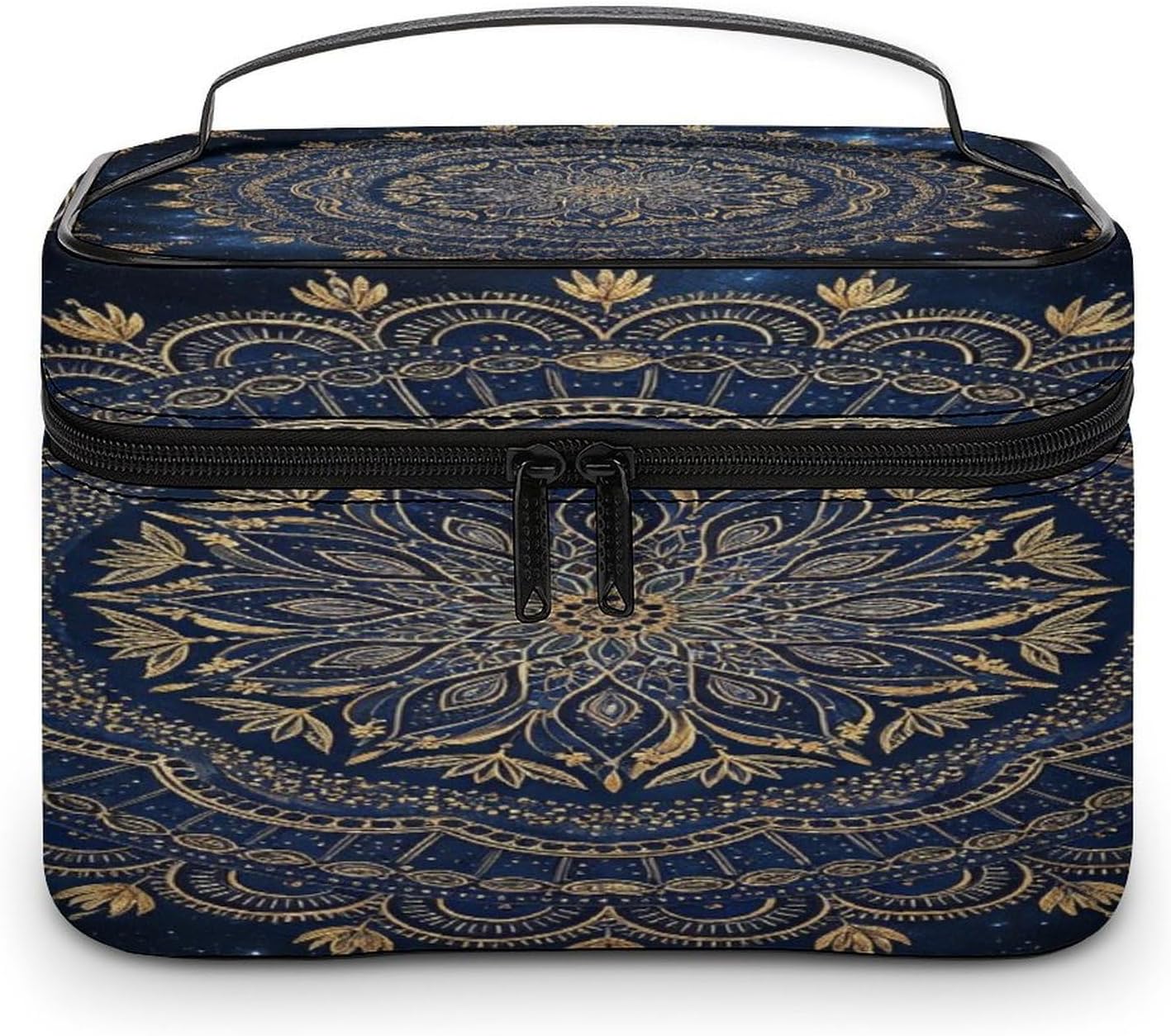 Floral Mandala Travel Makeup Bag Cosmetic Bag Toiletry Bags