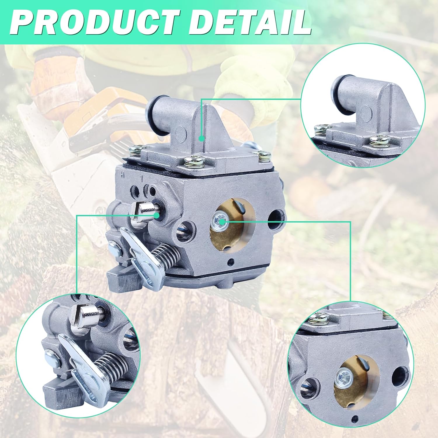 MS180 Carburetor for Stihl MS170 MS180 017 018 Chainsaw, Adefol Spark Plug + Fuel Line Filter + Oil Line + Oil Filter +Air Filter + Ignition Coil Replaces C1Q-S57 C1Q-S57A C1Q-S57B 1130 120 0603