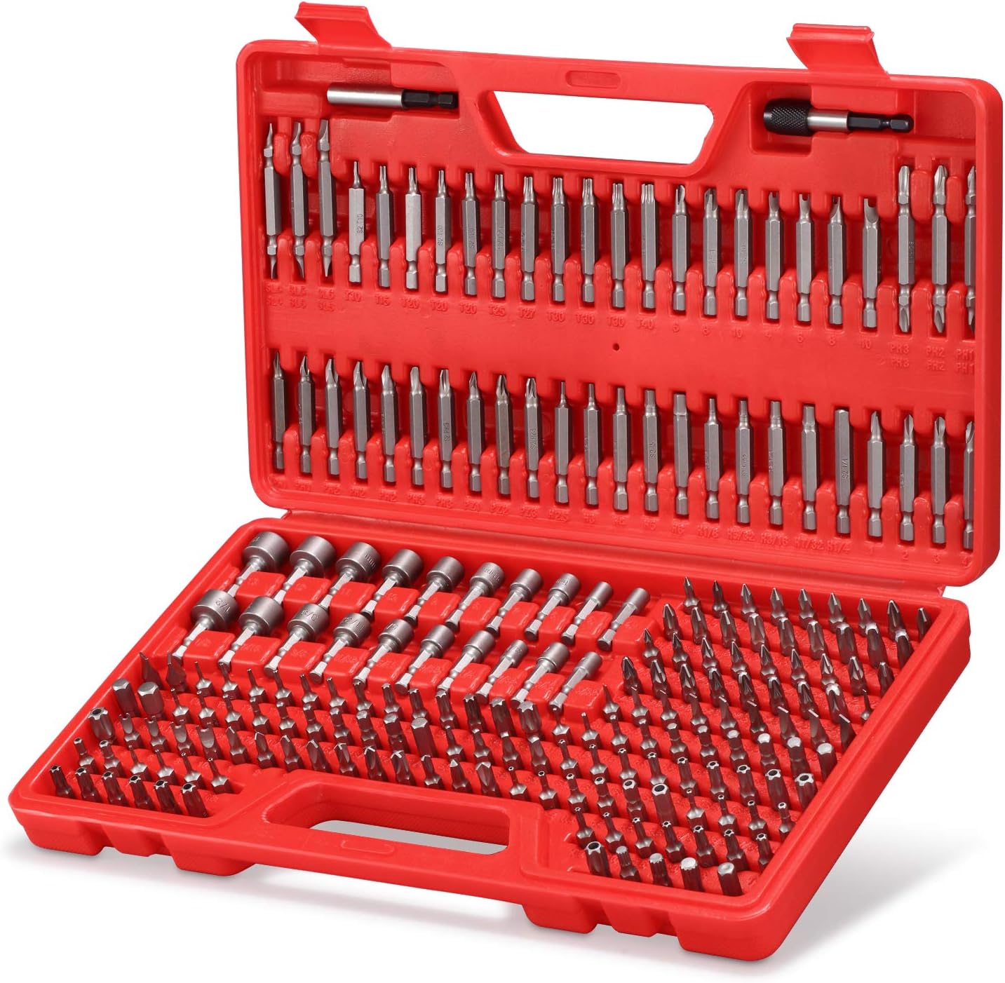 214-Piece Screwdriver Bit Set S2 Steel Drill bit set Power Bit Set with Security Bits