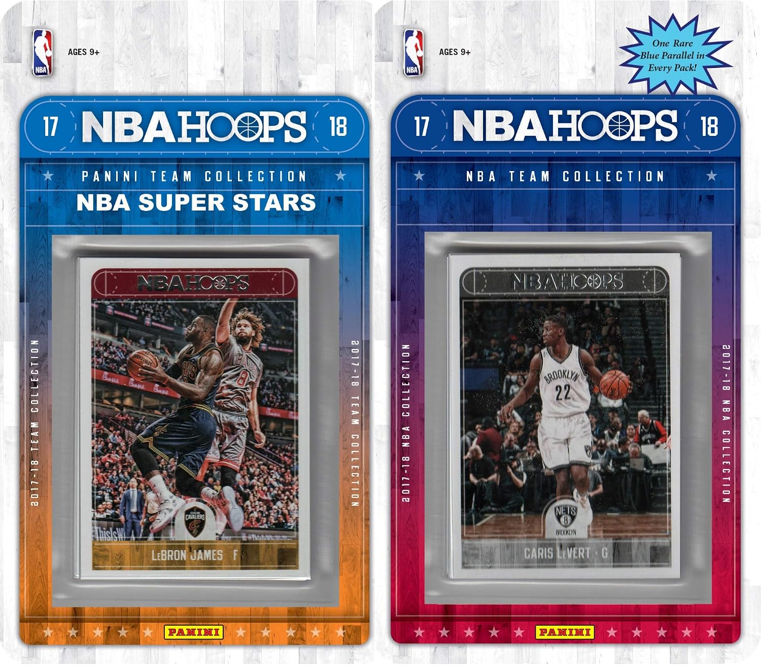 NBA Brooklyn Nets Licensed 2017-18 Hoops Team Set Plus 2017-18 Hoops All-Star Set
