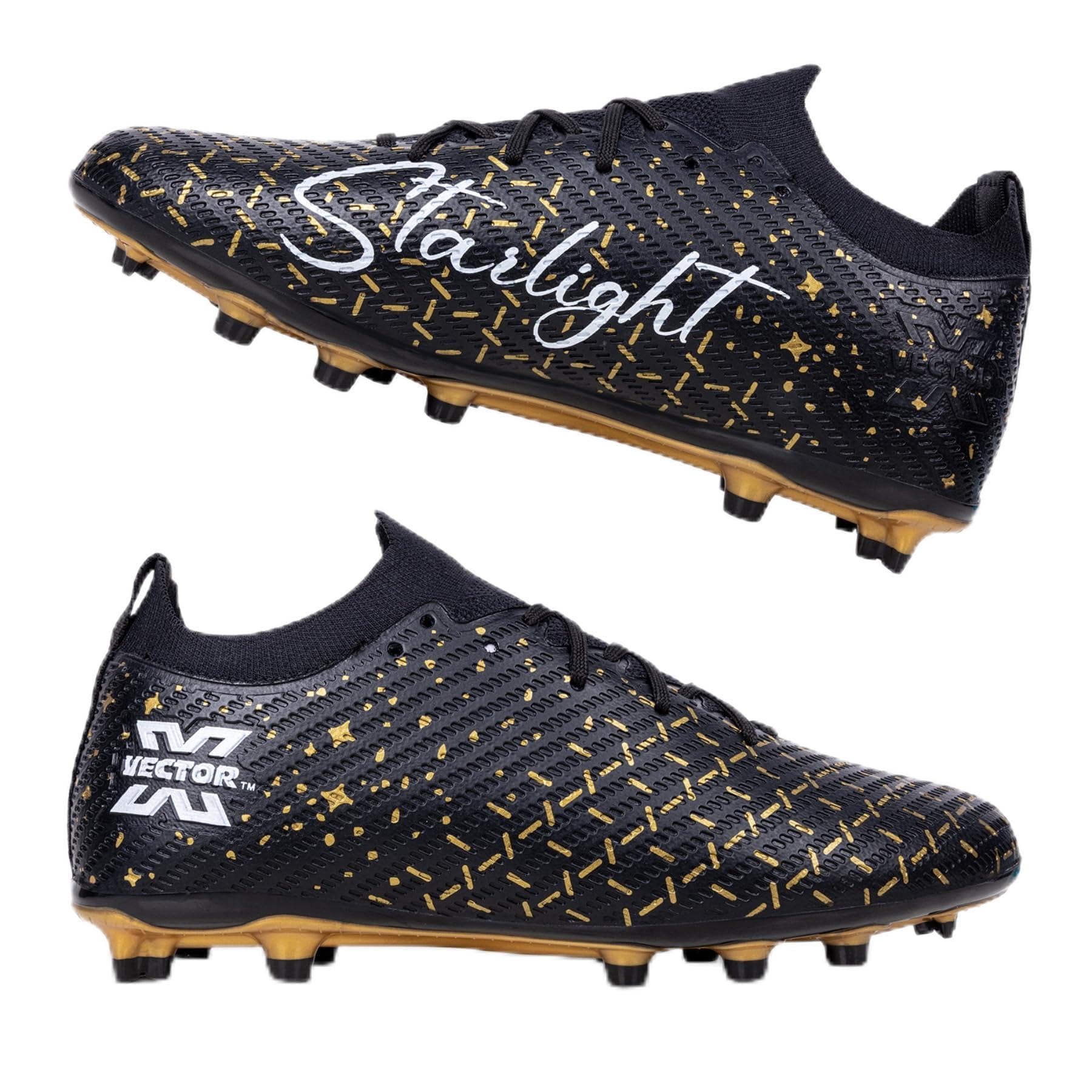 Starlight Men’s Firm Ground Soccer Cleats Shoes, 3D Texture TPU Fusing Upper with Double Color TPU Sole Lightweight Football Studs | Sports Footwear Boots for Adult, Men & Boys-image-7