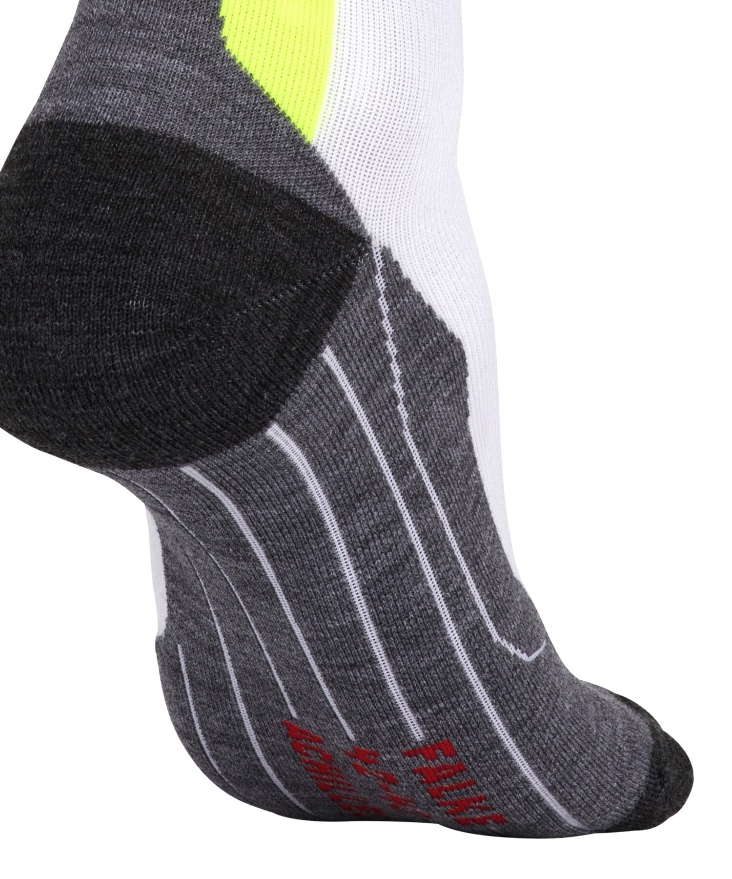 FALKE hombre Achilles calcetines para correr refuerzos medios compresión del tobillo antiampollas alivia el dolor en los tendones transpirable secado rápido lyocell hilo funcional 1 par