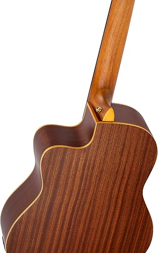 Miniatura 5 de Ortega Guitars 6 cuerdas Family Series Pro Solid Top Acústico-Eléctrica Nylon Guitarra Clásica con Bolsa, Derecha (RCE131)