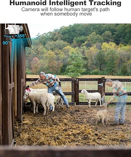 Miniatura 5 de GENBOLT Cámara de seguridad solar celular 3G4G LTE inalámbrica al aire libre, 8W 15600mAh cámara IP de vigilancia con batería sin WiFi, sistema de