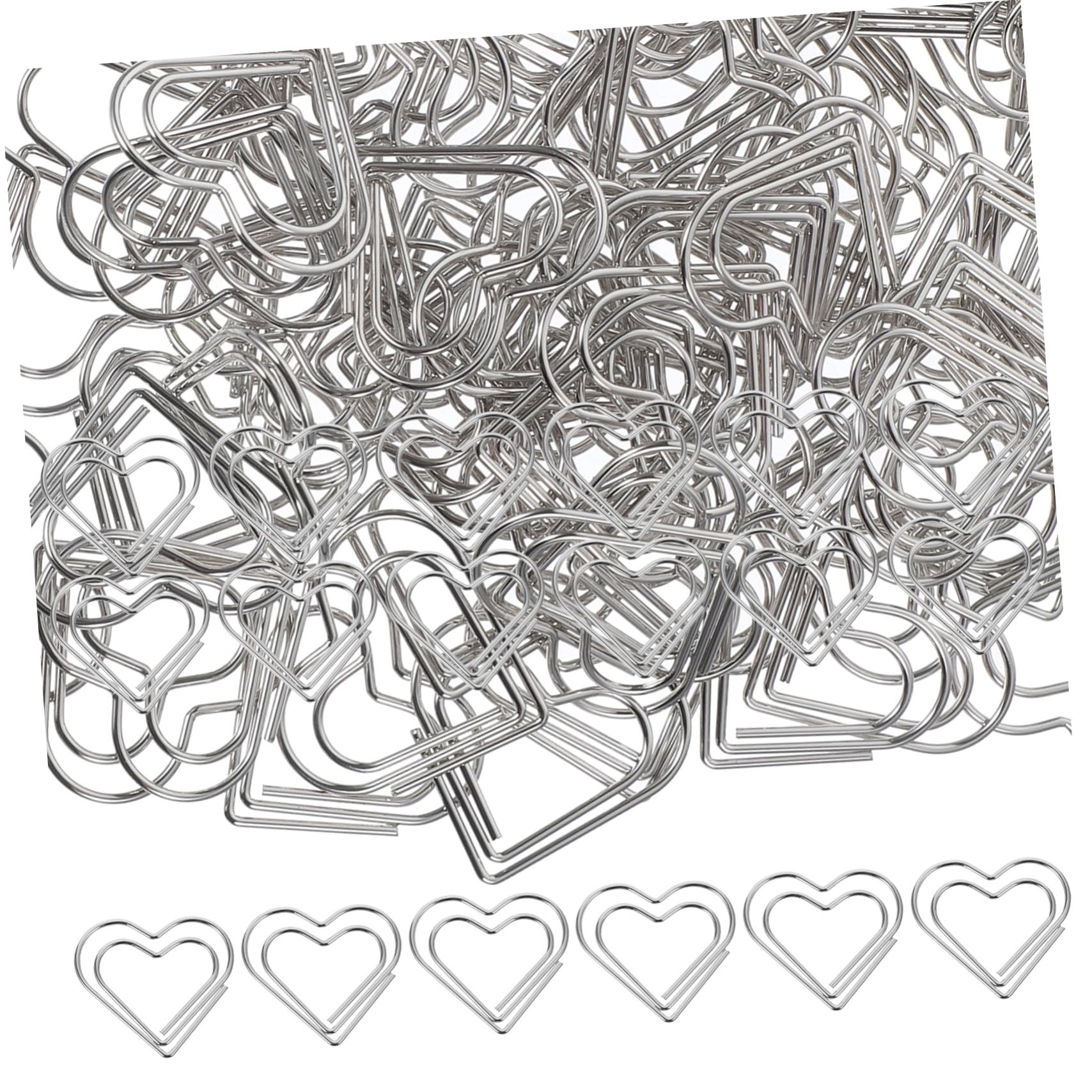 500pezzi Graffette Metalliche Clip Per Documenti Per e Scuola Design e Ottime Per Note e Biglietti