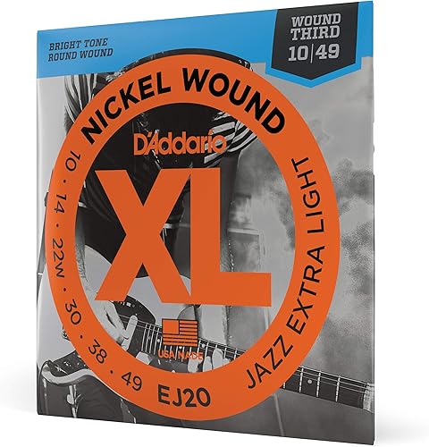 Miniatura 13 de D'Addario XL EXL110-3D - Cuerdas de níquel para guitarra eléctrica de 6 cuerdas, entonación perfecta, sensación consistente, durabilidad fiable