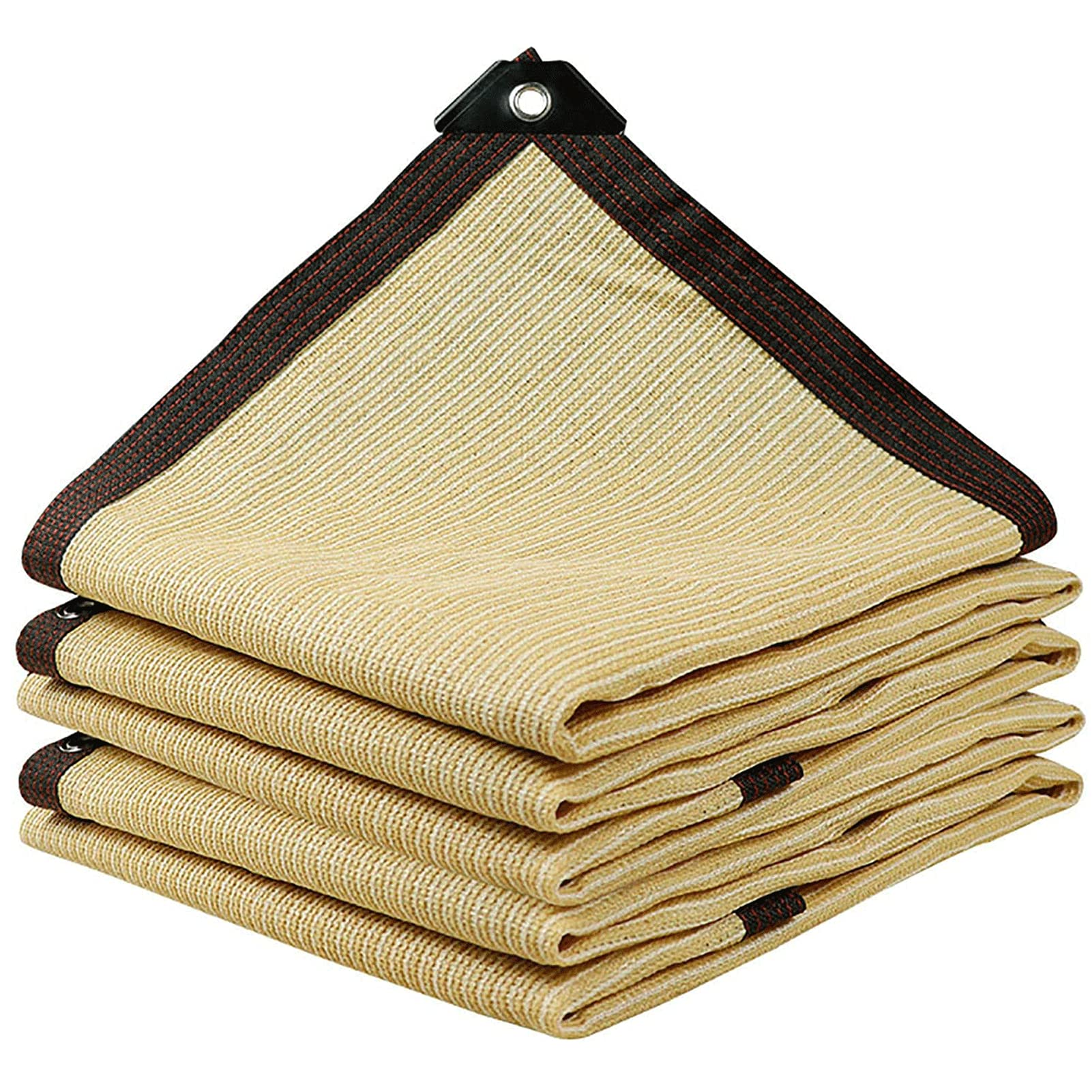 Filet d'ombrage extérieur 3x3m en tissu pare-soleil 75% pour terrasse et serre de jardin