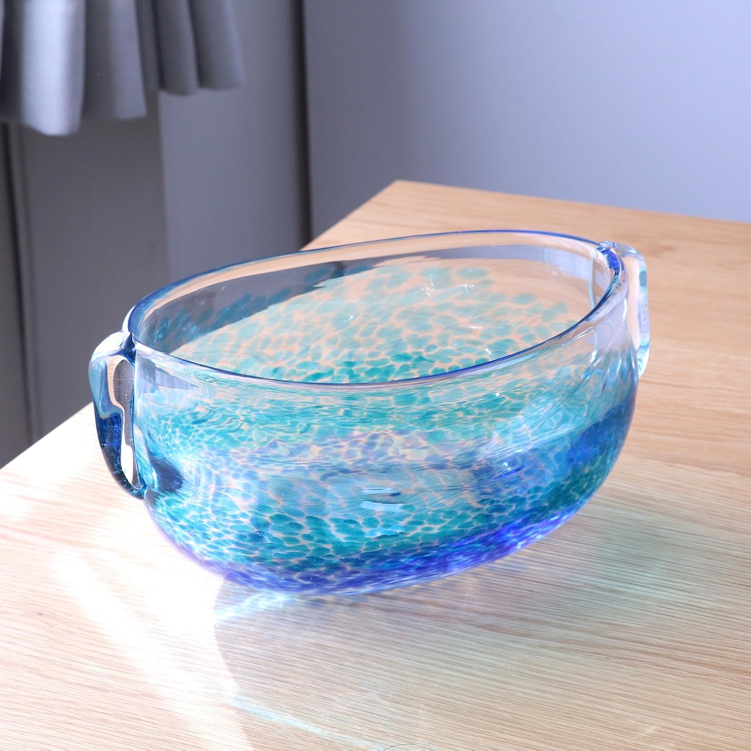 ADERIA F79985 Flower Vase Suiban(SUIIN) Maximum Diameter 10.1inches(26cm) Tsugaru Vidro Made in Japan