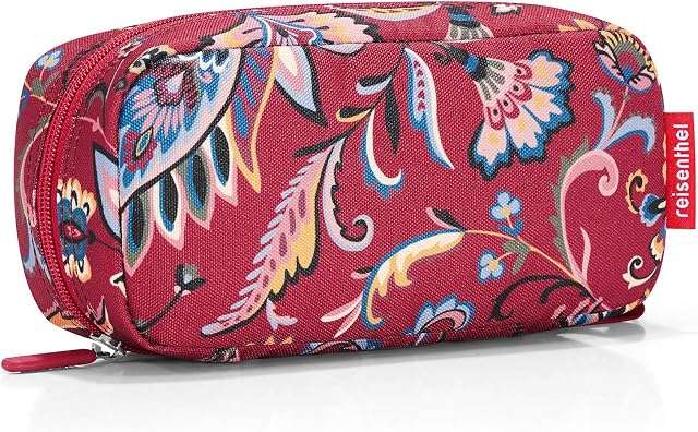 Reisenthel Multicase piórnik, 21 cm, 1,5 litra, niebieskie liście, Paisley Ruby, 21 cm, kosmetyczka