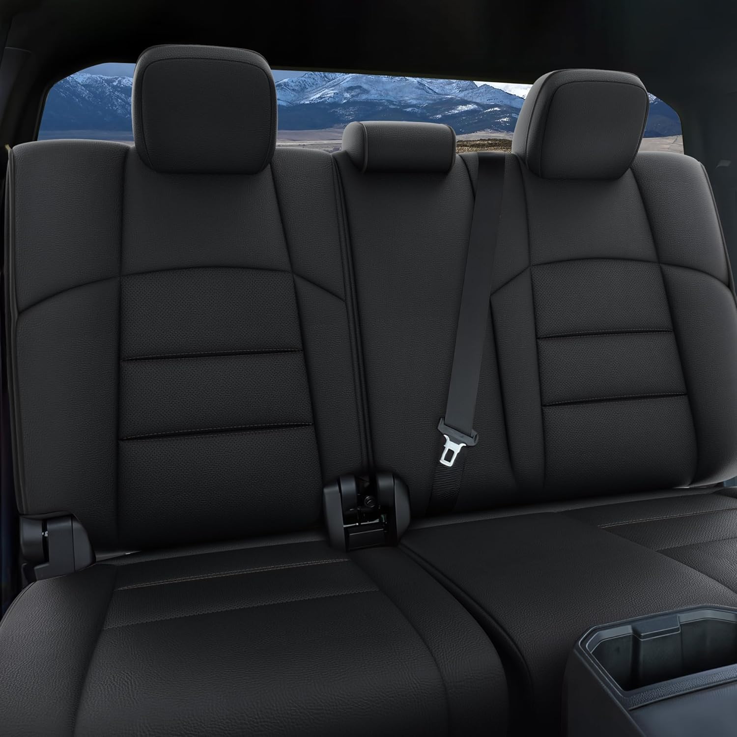 GIANT PANDA Full Set Car Seat Covers for Toyota Tacoma 2024 2025 2026 Double & Crew Cab(Petrol) SR, SR5, TRD Sport, TRD Off-Road, Limited, Trailhunter