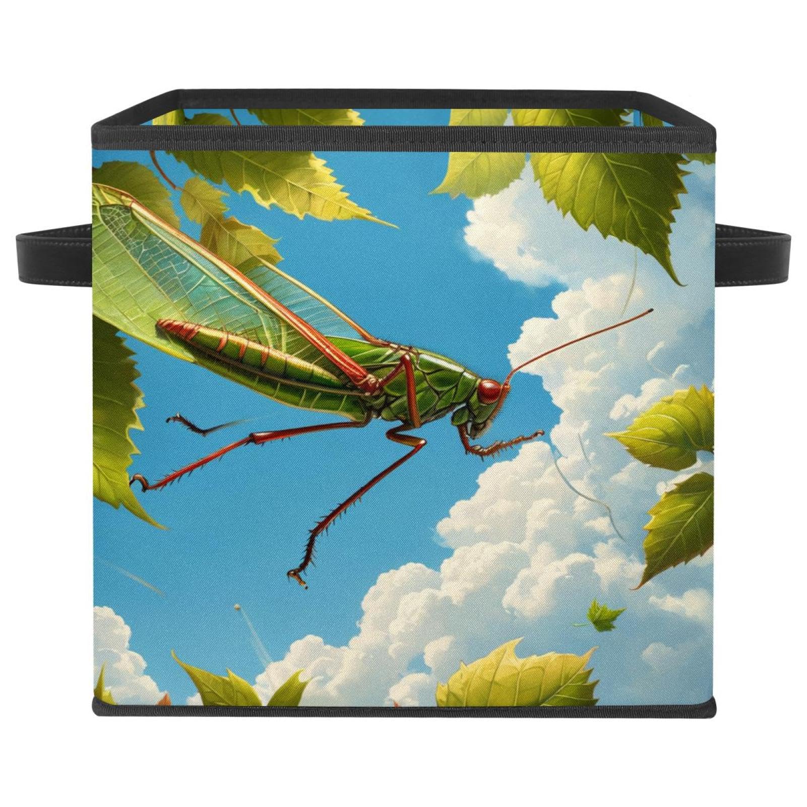 Boîte de rangement pliable pour étagères et dressing cricket mignon