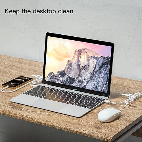 Miniatura 6 de PZOZ (10 bridas para cables reutilizables, 4.5 pulgadas, elástico de silicona, organizador de correas, soporte de gestión para cables de carga de