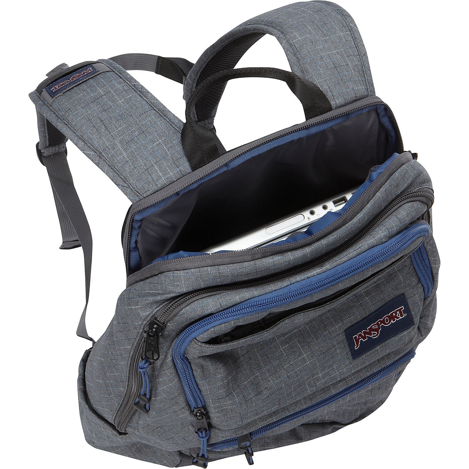 jansport 17 inch broadband computer bag Amazon.com: JanSport Broadband Grey Vanishing Rip One Size : Electronics