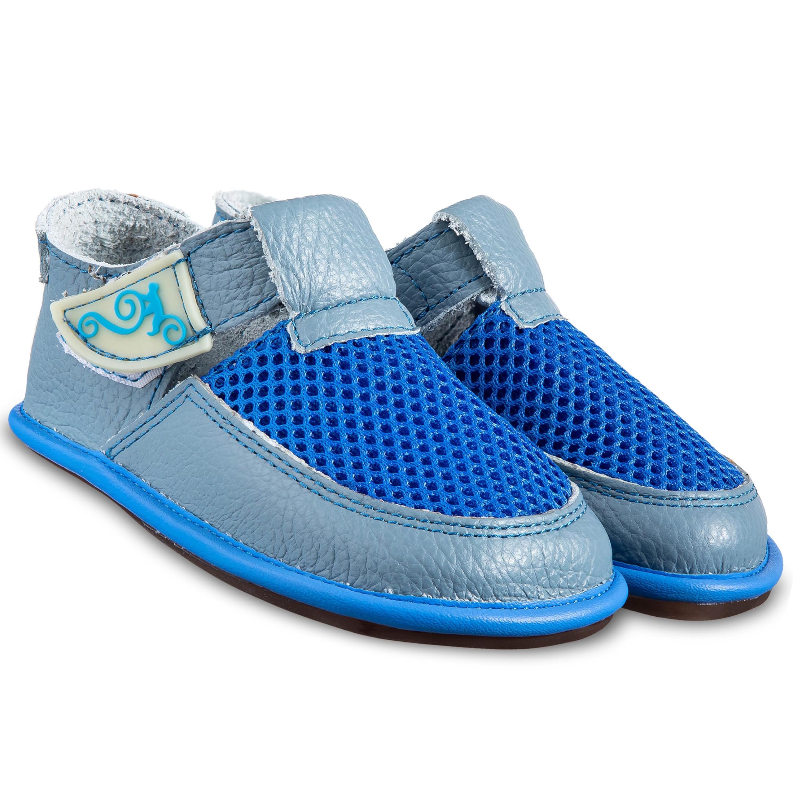 Magical Shoes Calzado Barefoot Niños y Niñas, Zapatos con Suela Antideslizante, Zapatos Minimalistas con Velcro, Talla 20-28, Bebe