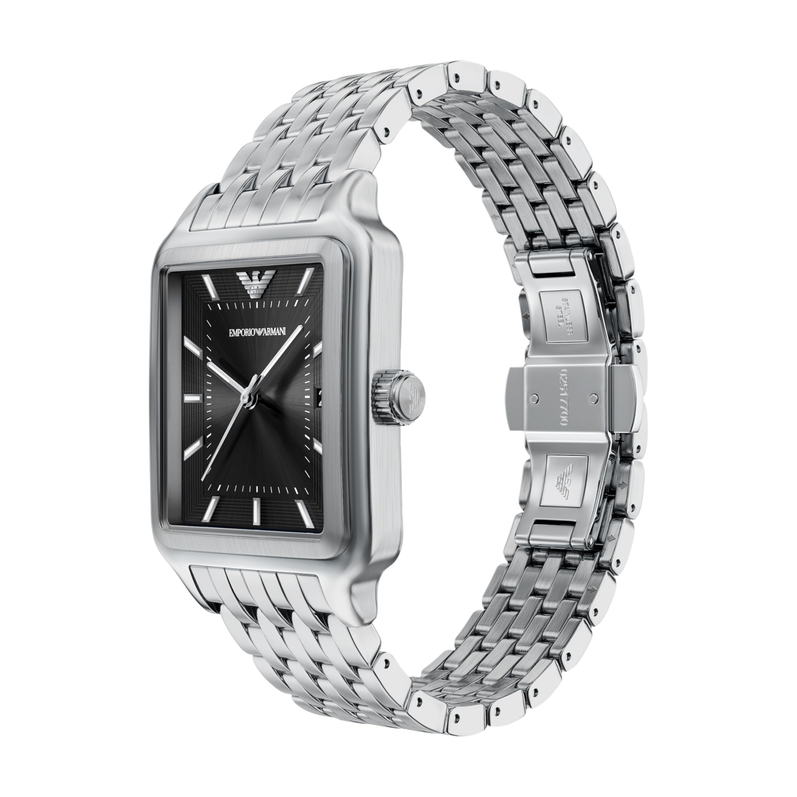 Emporio Armani Uomo Orologio 36MM in acciaio inossidabile color argento, AR11755