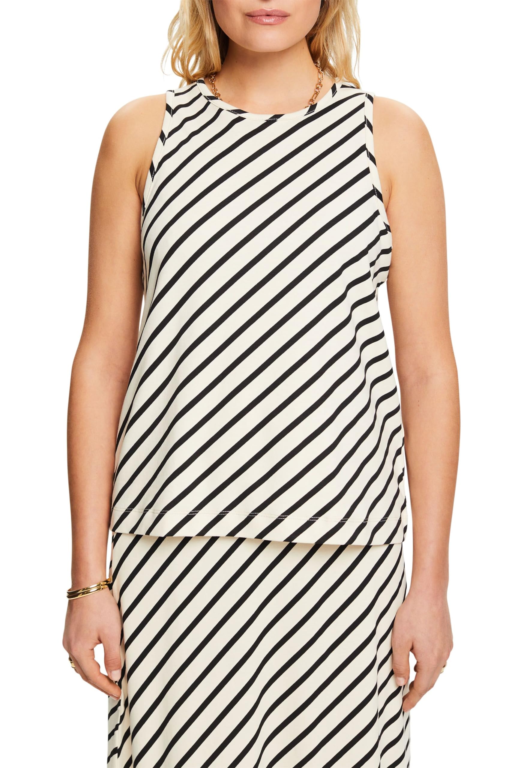 Esprit Women's 297/Cream Beige 3 T-Shirt, Beige, S