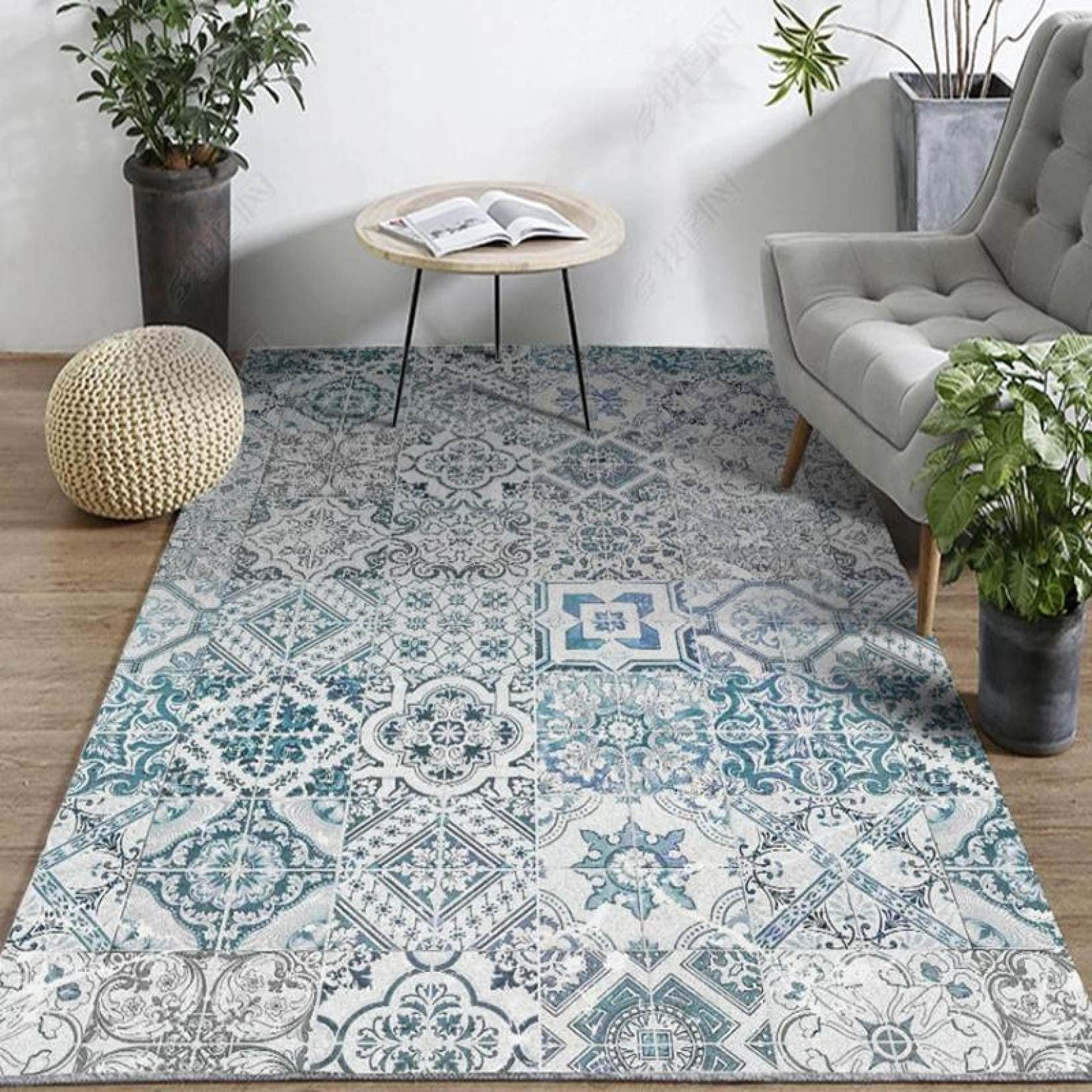 Amazon | [DHTYL] カーペット 幾何学 180*250cm ラグ マット 洗える