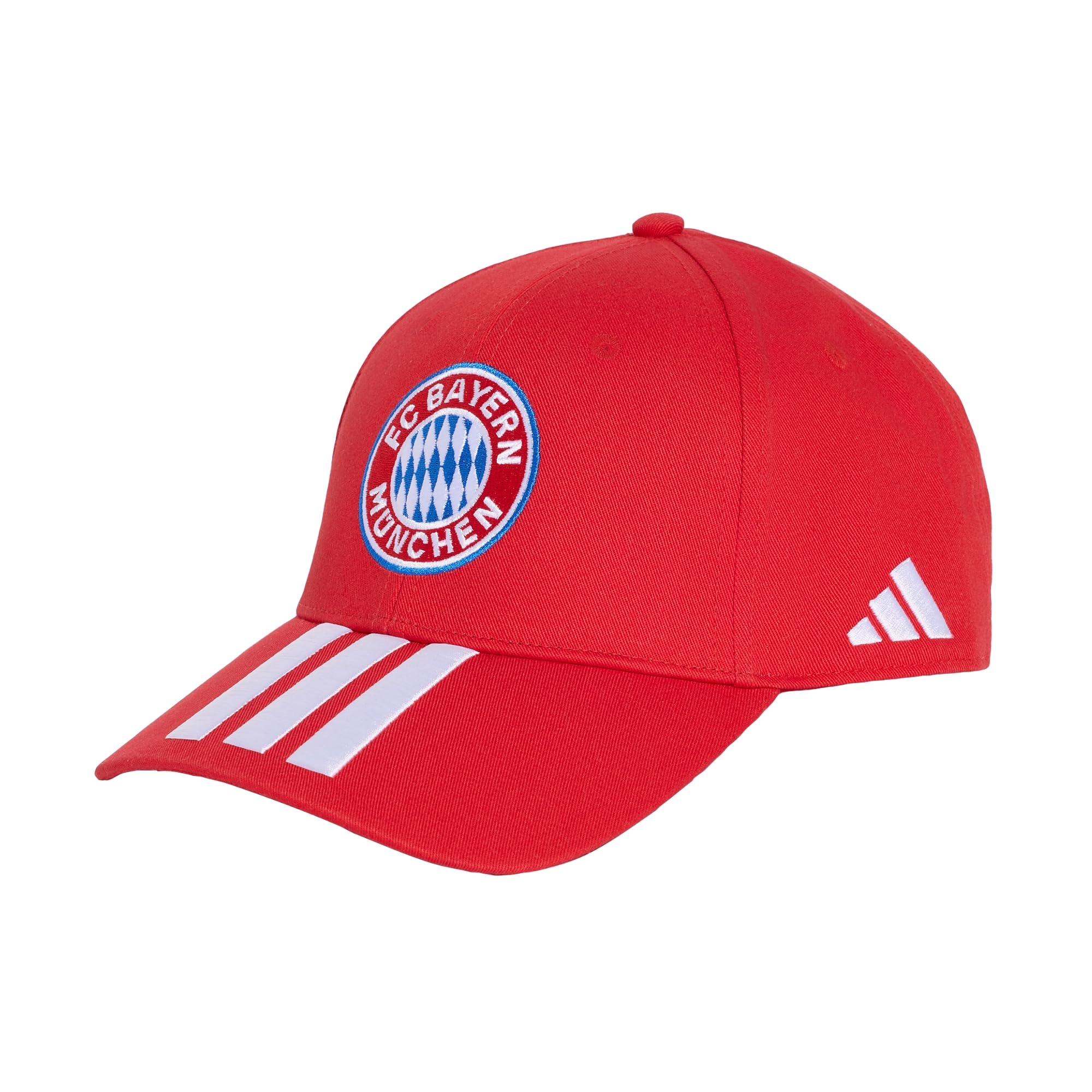 adidas Unisex Fc Bayern Munich Hat, Better Scarlet/White, XS-S