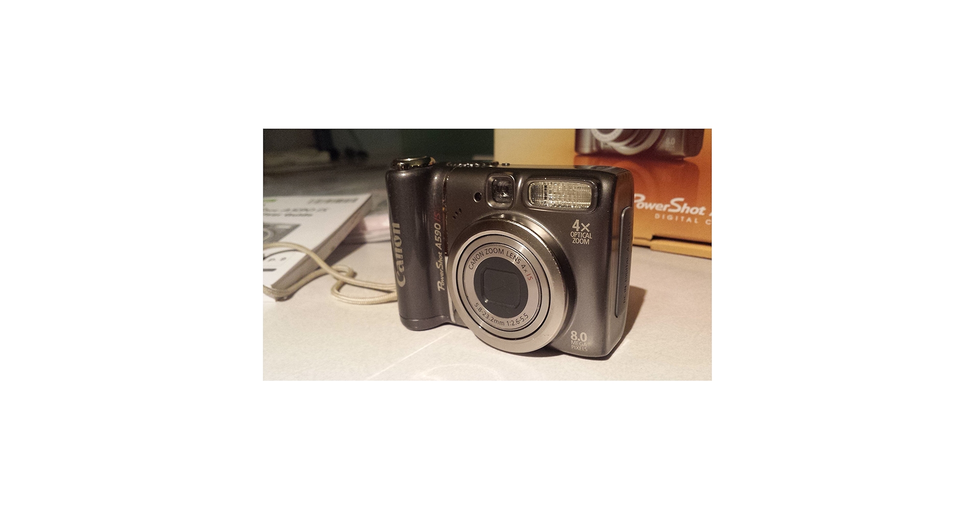 Buy (Refurbished) Canon PowerShot A590IS 8MP Digital Camera with Buy (Refurbished) Canon PowerShot A590IS 8MP Digital Camera with