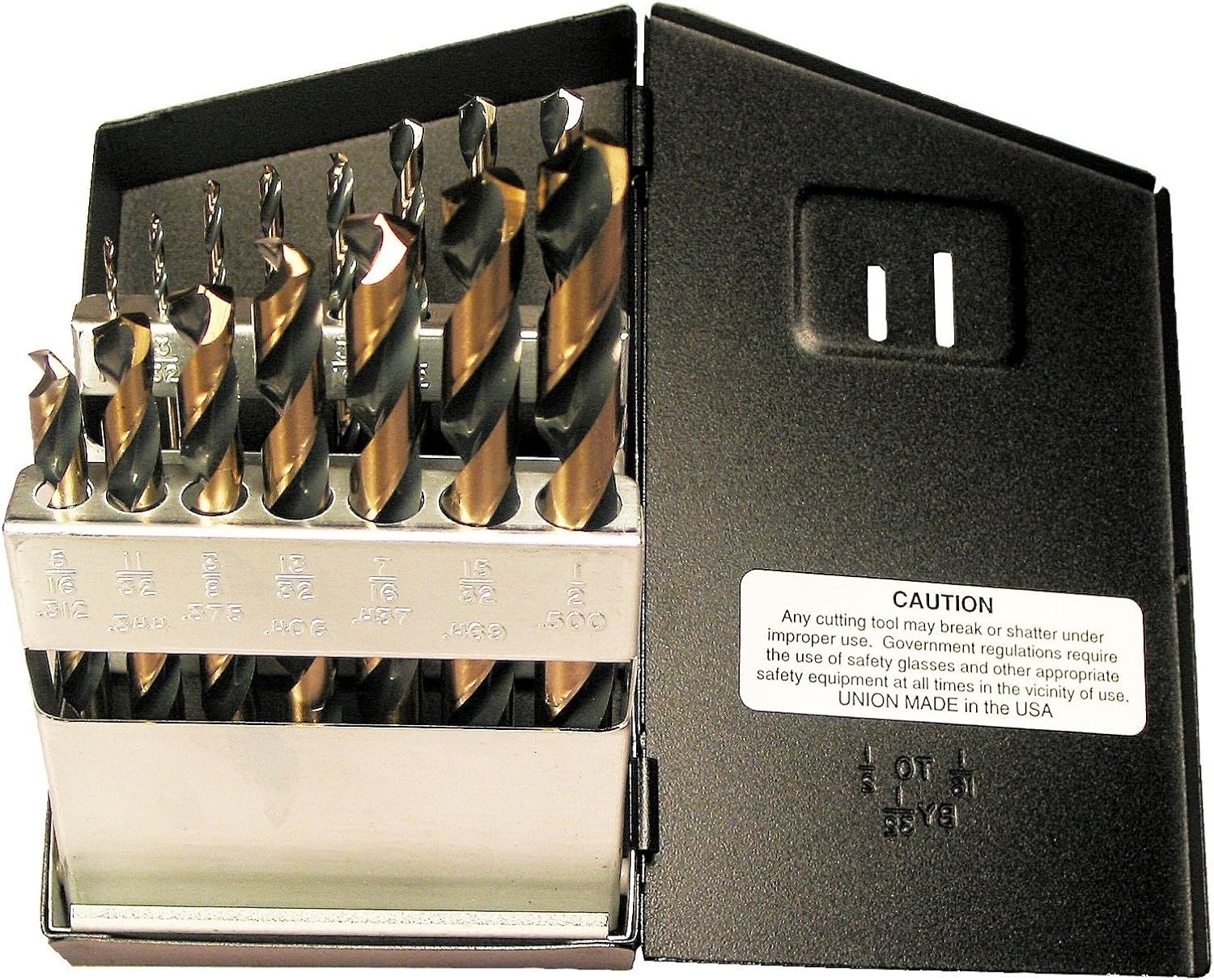 Viking Drill and Tool 44120 SP-15 Type 240-UB 135 Degree Split Point Magnum Super Prem Jobber Drill Set (15 Piece)