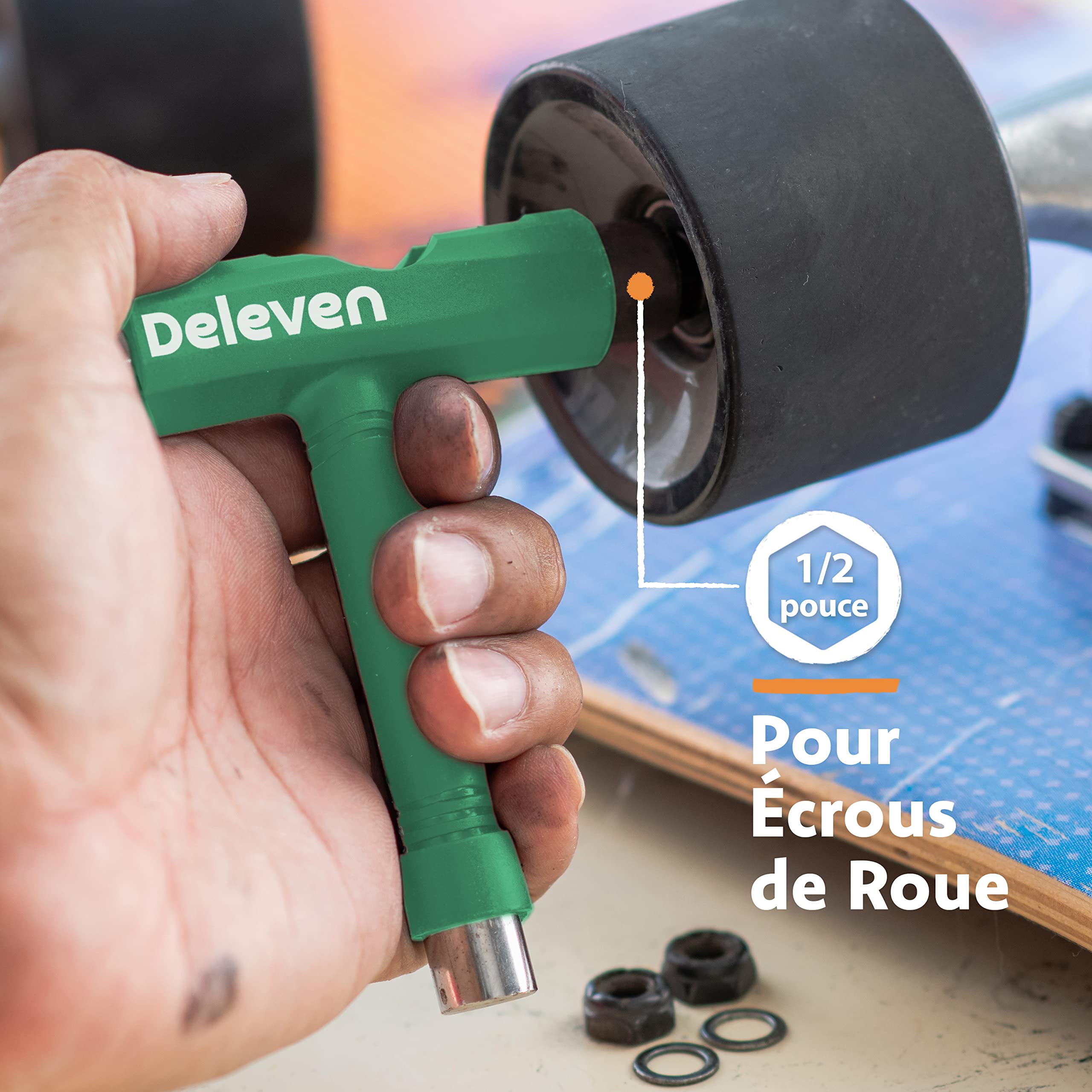 Skateboard Tool Longboard Tool Clé Allen Roller Tool Clé de Skate Skate Tool Tools Skate Accesoire Skateboard Outils Skate Planche de Skate Jart Cle Skate Outil Skate Tool de Skate T Tool Longboard