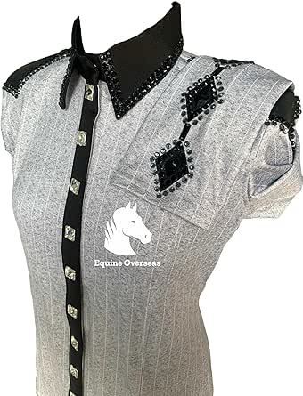 Chemise Western Show - Pierres Décoratives - Concours équitation - Fabriquée En Inde