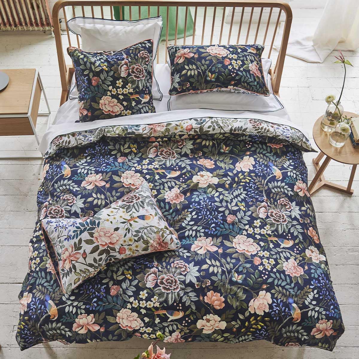 Designer Guild Printed Cotton Satin Duvet Cover, 140 x 200 cm