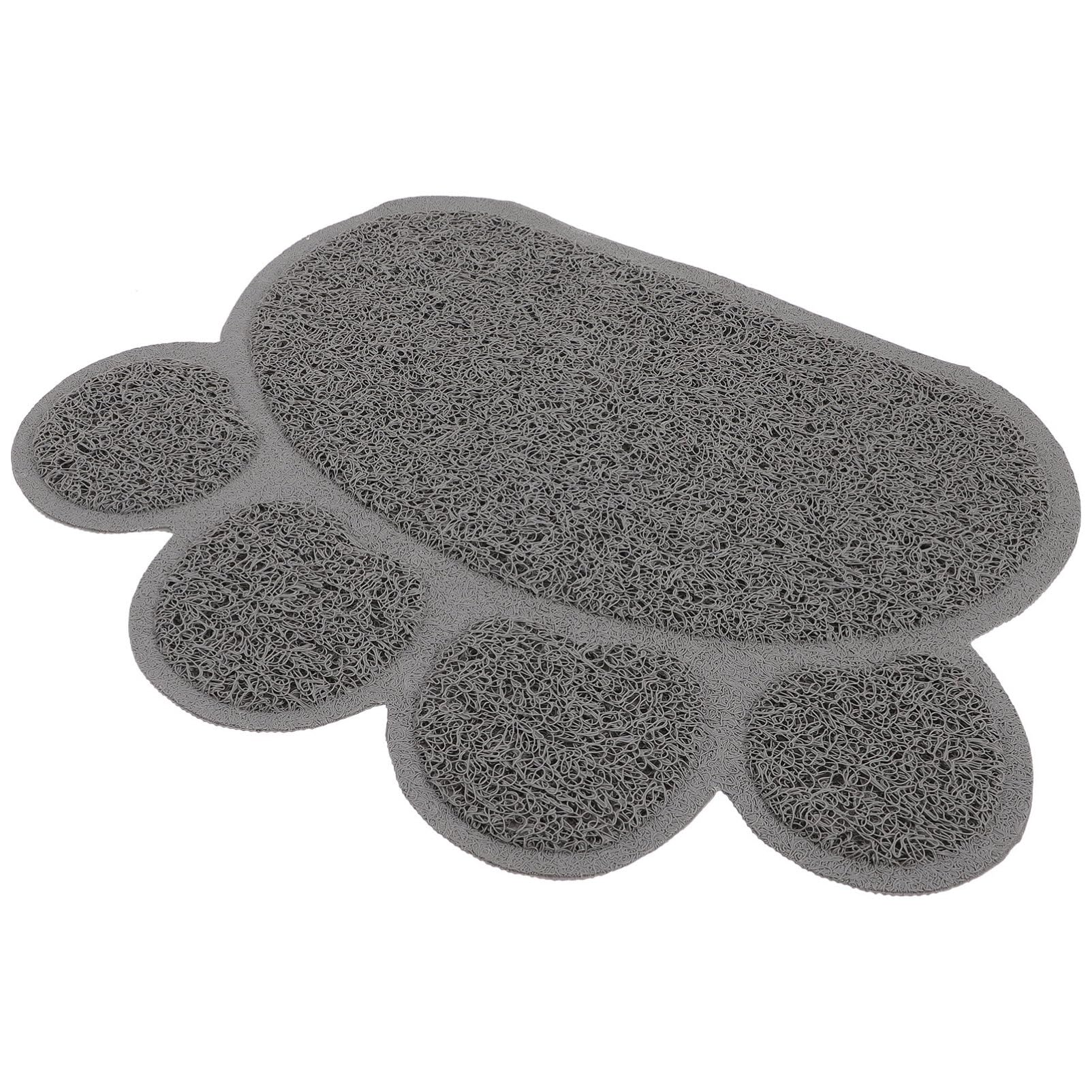 BESPORTBLE 4 Stück rutschfeste Haustiermatte drinnen Möbelschutz vor Katzen katzentoilettenauskleidung katzenklo vorlegematte katzenstreu katze hundefutter pad Essensmatte PVC Grey