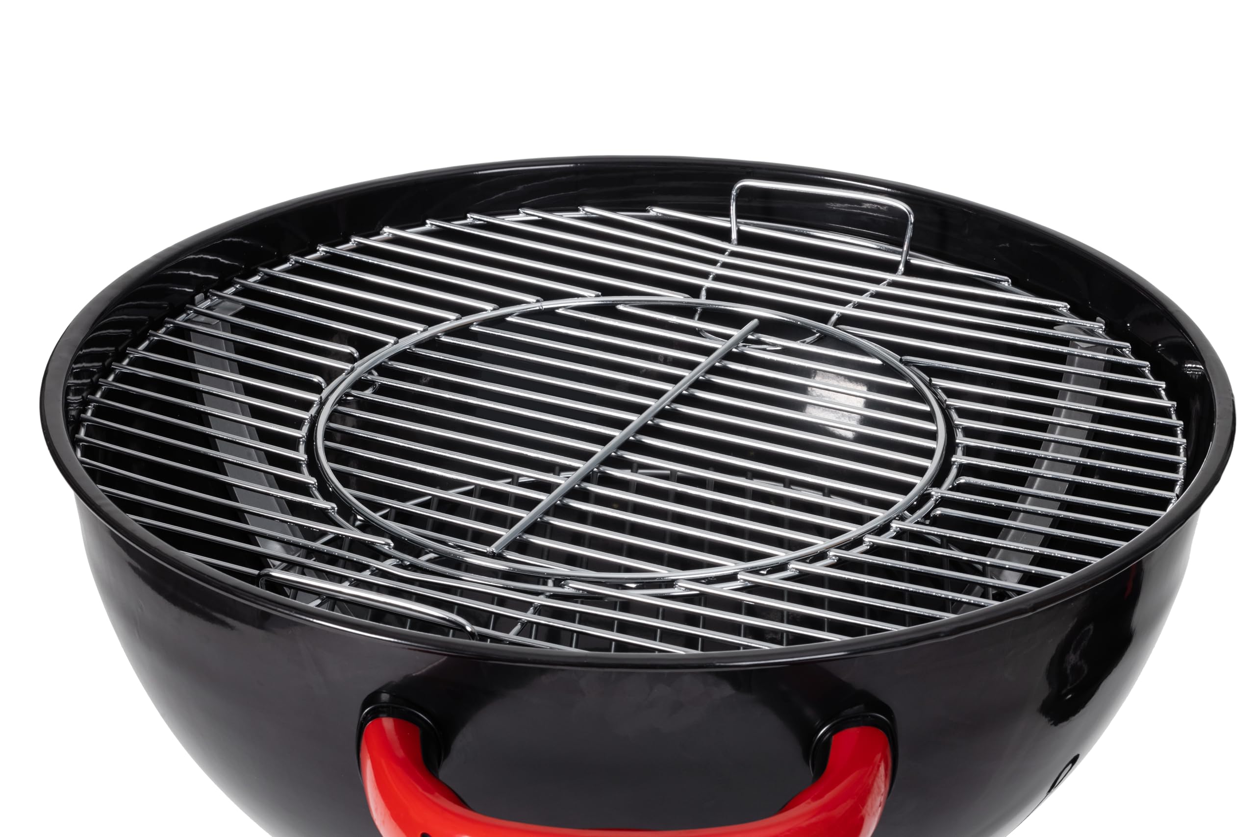 Tarrington House Kugelgrill Tatum, Holzkohle, Standgrill Kohle, Ø 57 cm, Stahl, mit Grillrost und Räder, abnehmbarer Aschenbecher, schwarz