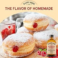 Vista 33 de Happy Home Sabor natural de fresa - Certificado Kosher, 4 onzas.