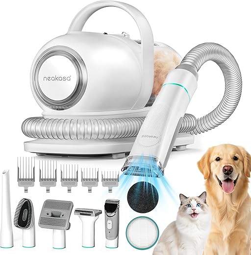 Neakasa Clipper Trimmer for Neabot P1 Pro Pet Grooming Kit & Vacuum