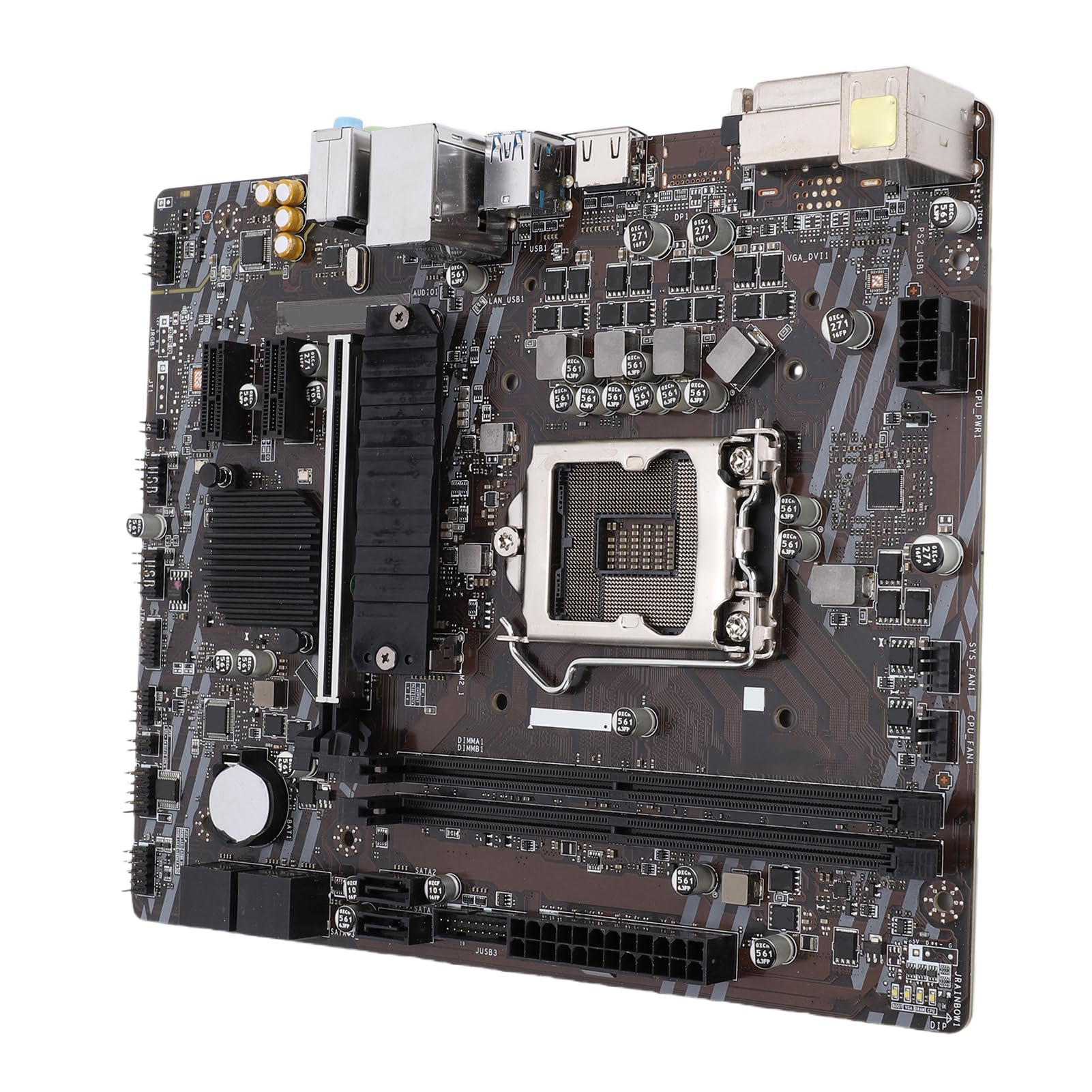 Scheda Madre del Computer B460M DDR4 Scheda Madre Desktop LGA 1200 con 64 GB 2933 MHz per Costruttori di PC Aggiornamento Desktop Fai da Te