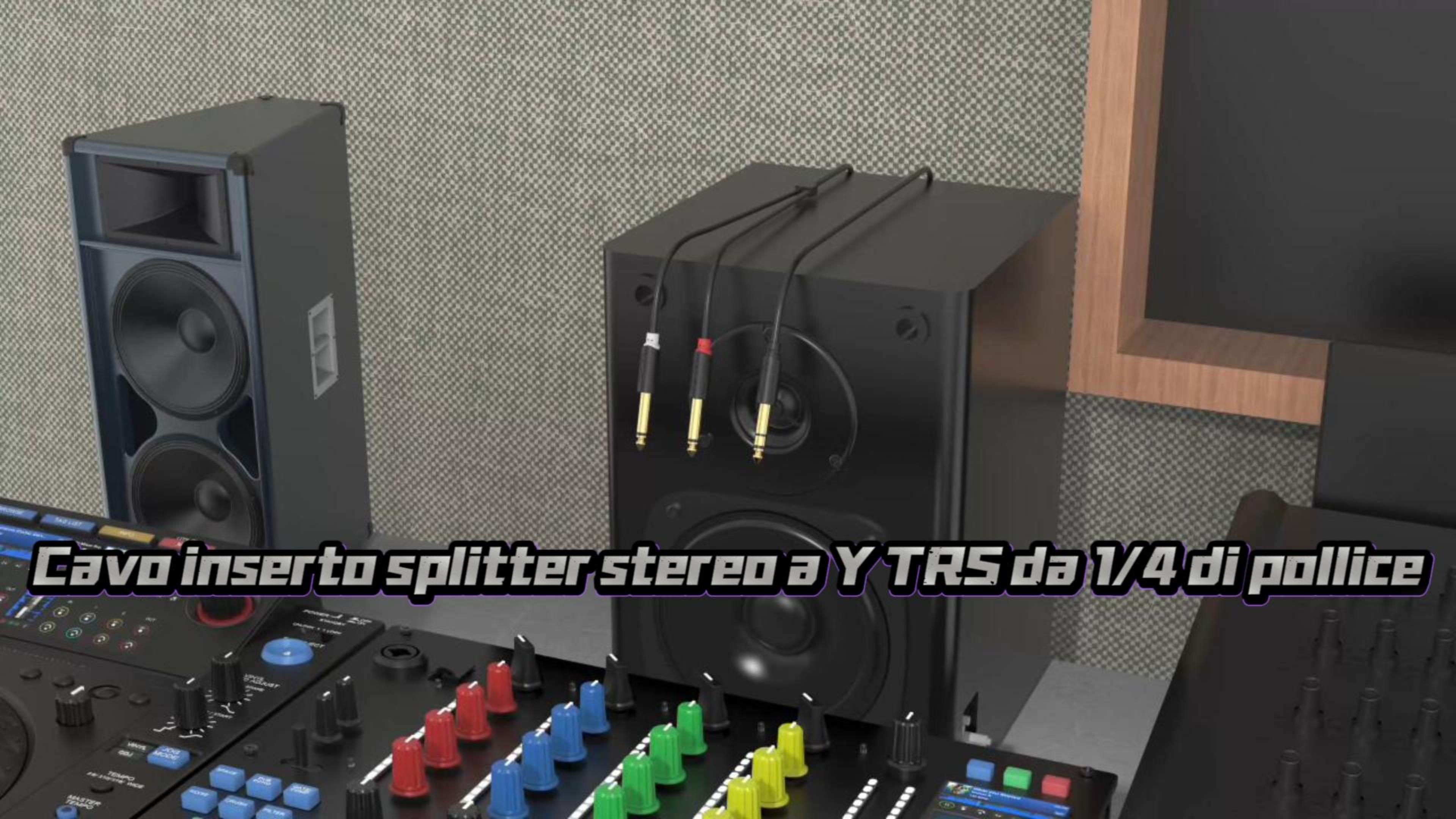 QIANRENON 1,5m Doratura TRS 3,5mm a TS 6,35mm Y Splitter Audio Cavo TRS 1/8 Maschio a 2 TS 1/4 Maschio Mono Stereo Patch Cavo, per Sistemi Stereo Somestici Laptop Registratore Audio Mixer QIANRENON 1,5m Doratura TRS 3,5mm a TS 6,35mm Y Splitter Audio Cavo TRS 1/8 Maschio a 2 TS 1/4 Maschio Mono Stereo Patch Cavo, per Sistemi Stereo Somestici Laptop Registratore Audio Mixer