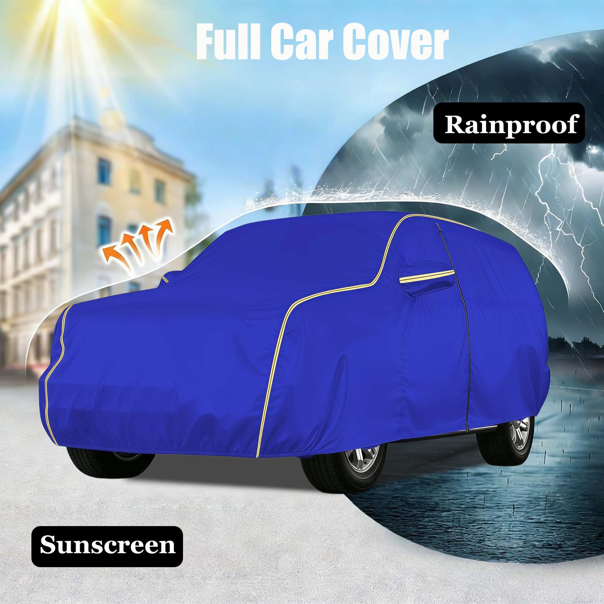 Funda Coche Exterior para Buick Electra Estate Wagon 1984-1986 丨Funda de Coche a Medida Cubre Carros Cubierta para Automóvil Duradera Impermeable Lluvia & Nieve Antipolvo