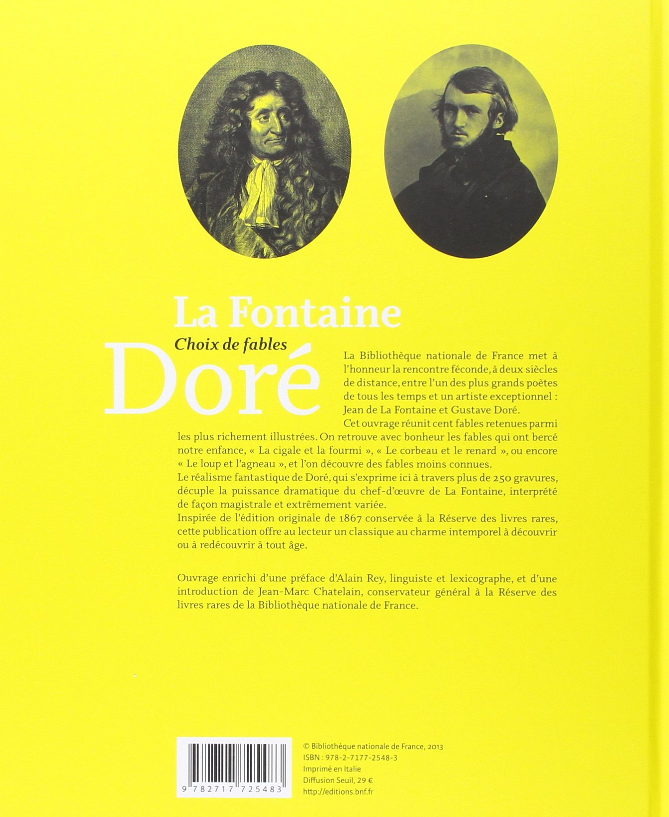 La Fontaine Doré, choix de fables