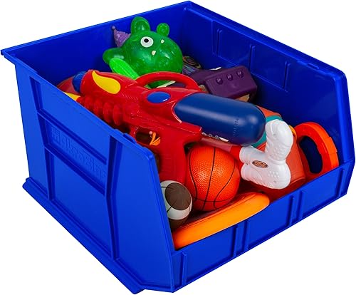 Miniatura 7 de Akro-Mils AkroBin Caja de almacenamiento de plástico apilable, 18 x 16 x 11 pulgadas, 3 unidades