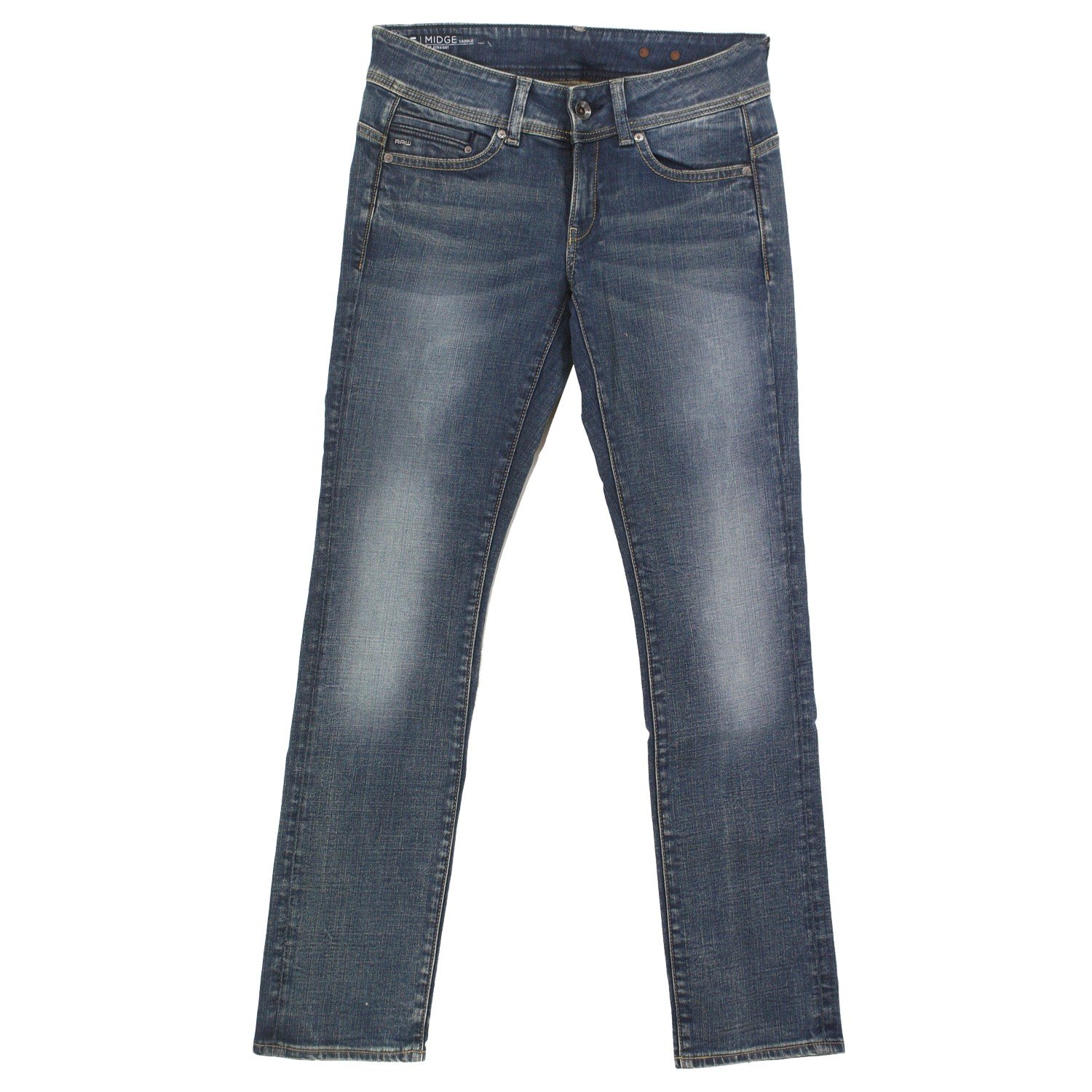 G-Star Mujer Midge Saddle Straight Jeans — view 12