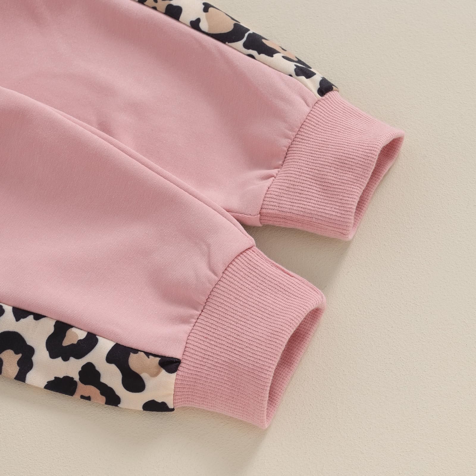 Carolilly Ensemble Vêtement Bébé Fille Enfant Sweat-Shirt Pull Manches Longues + Pantalon Jogging Tenue de Printemps Automne Hiver