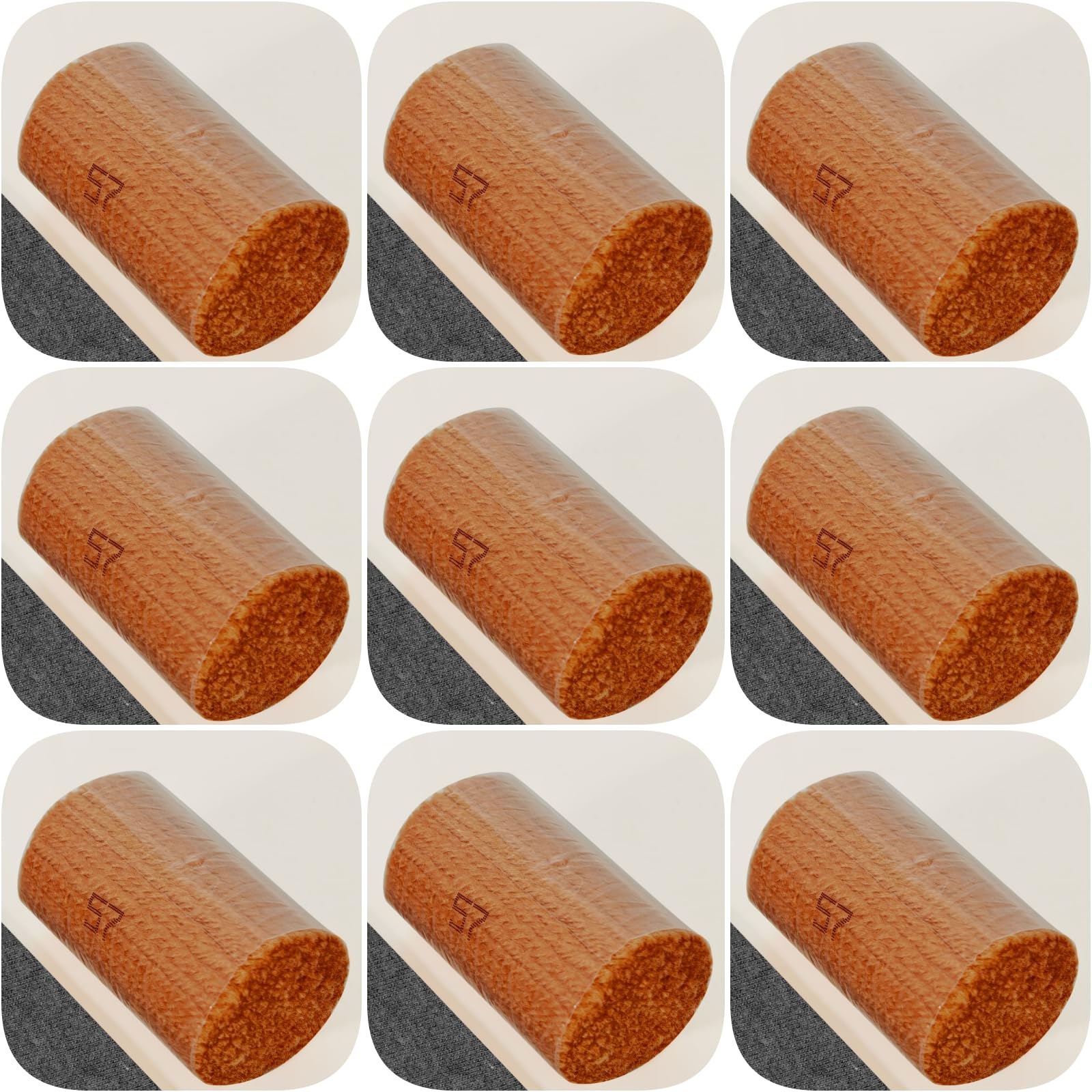 Yglnden 10 Bundles Latch Hook Kit Colorful Yarn Bundles Cut Rug DIY Latch Hook Yarn for Handmake Craft Sewing Knitting for Adults (10 Bundles# Brown E)