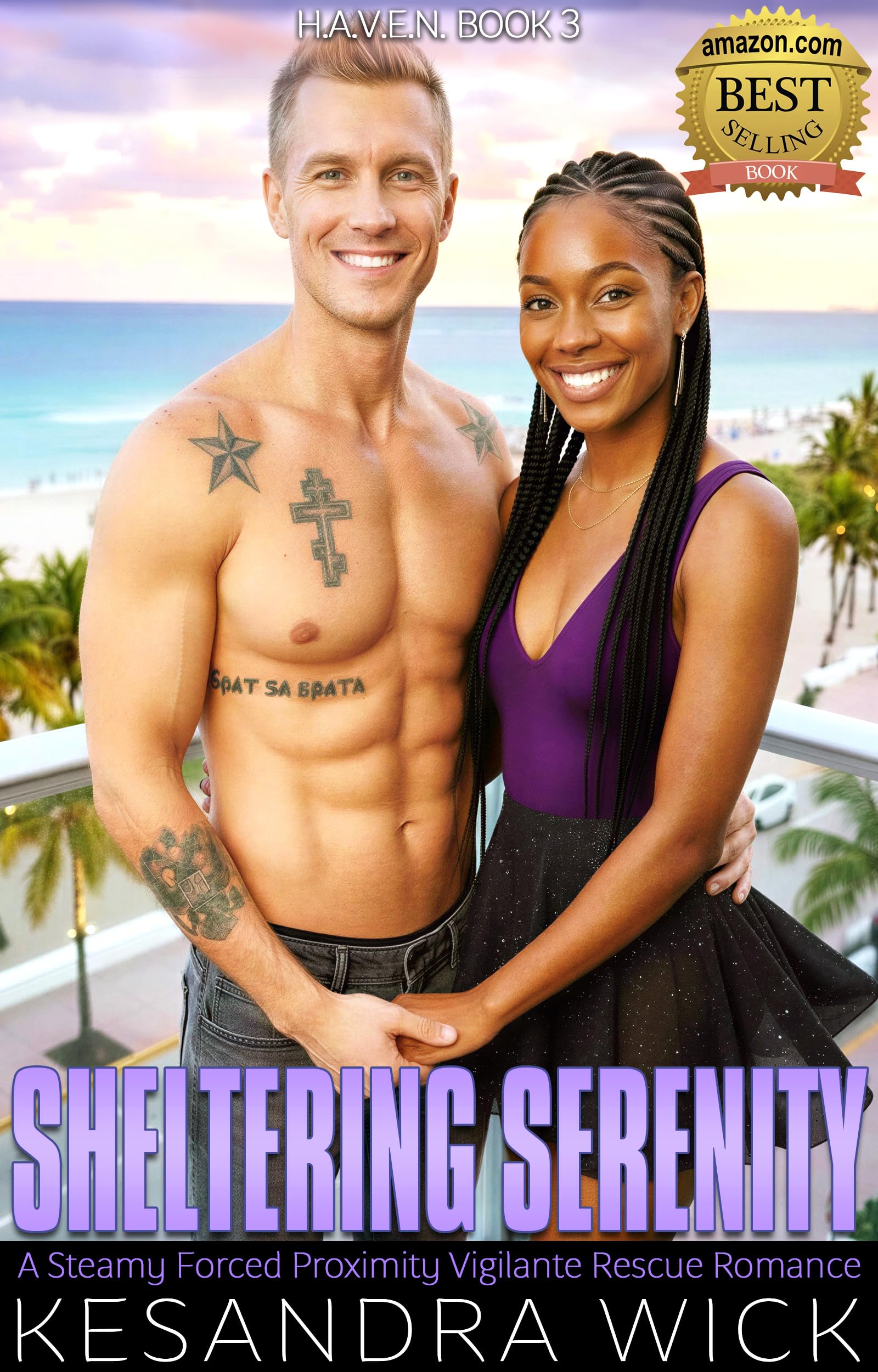 Sheltering Serenity: A Steamy Forced Proximity Vigilante Rescue Romance (H.A.V.E.N. Hidden Ally Vigilante Extraction Network Book 3)