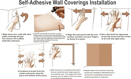 Miniatura 3 de Murales de pared de tamaño personalizado, edificio de ciudad de geometría estéreo, murales de pared autoadhesivos removibles para despegar y pegar,