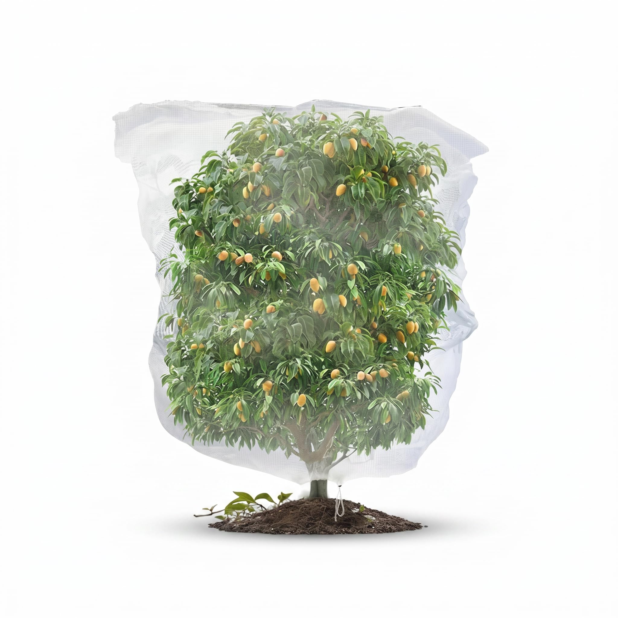 Fruit Tree Netting Bird Protection, Bird Netting for Garden, Fruit Trees Cover Frame Bags with Drawstring for Small Bush Vegetables Strawberry Net (100 * 150cm)
