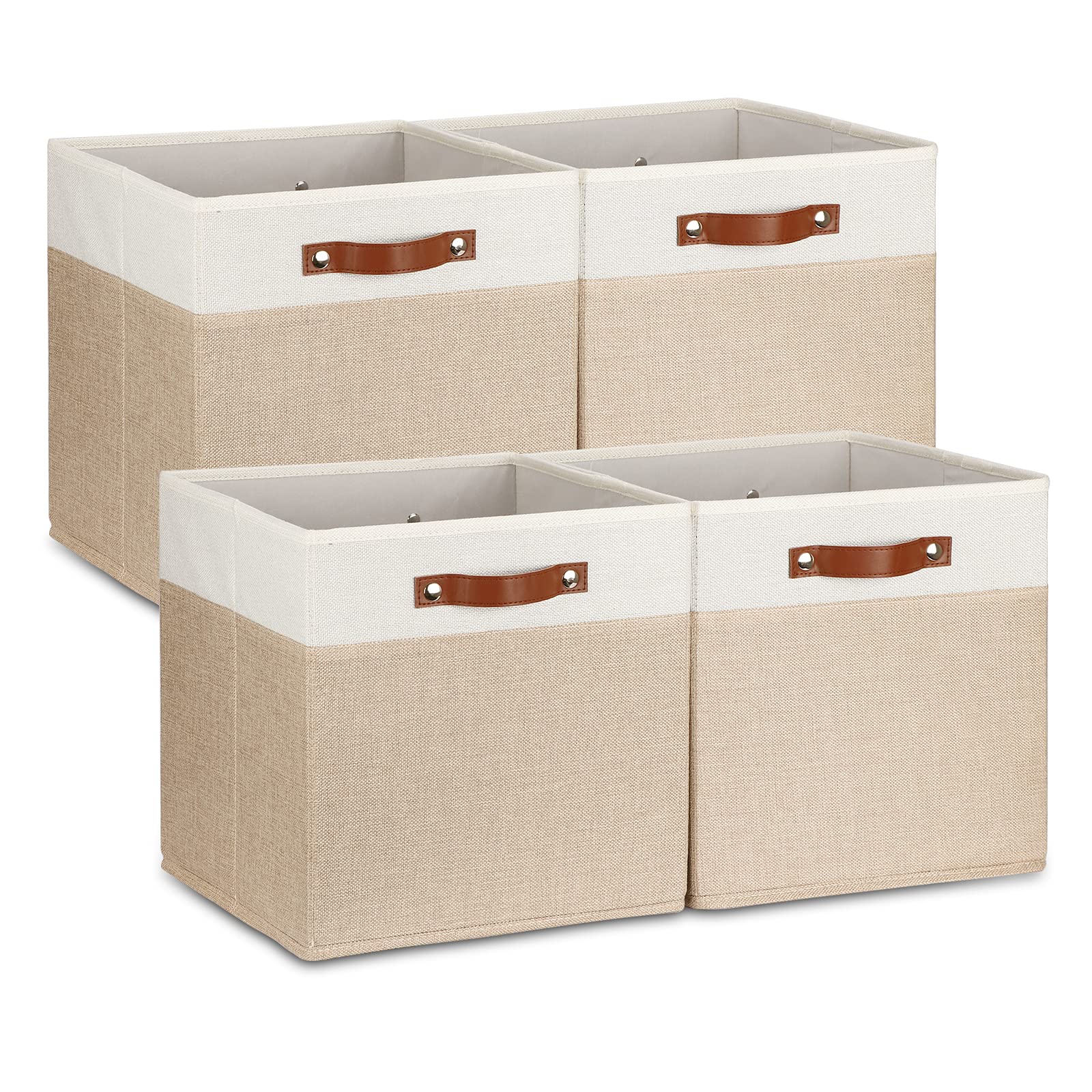 Buy Temary Storage Bins 13 Inch Fabric Storage Cubes Baskets for