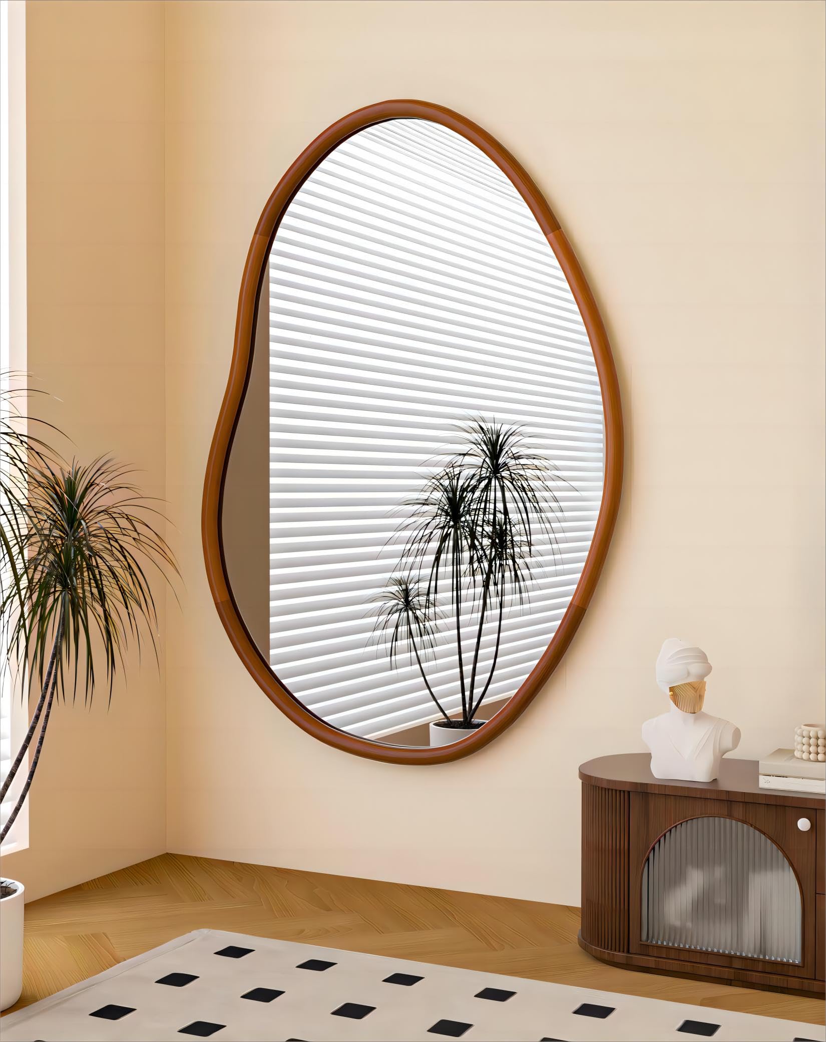 Amazon.com: Artloge Irregular Wall Mirror Asymmetrical: Abstract